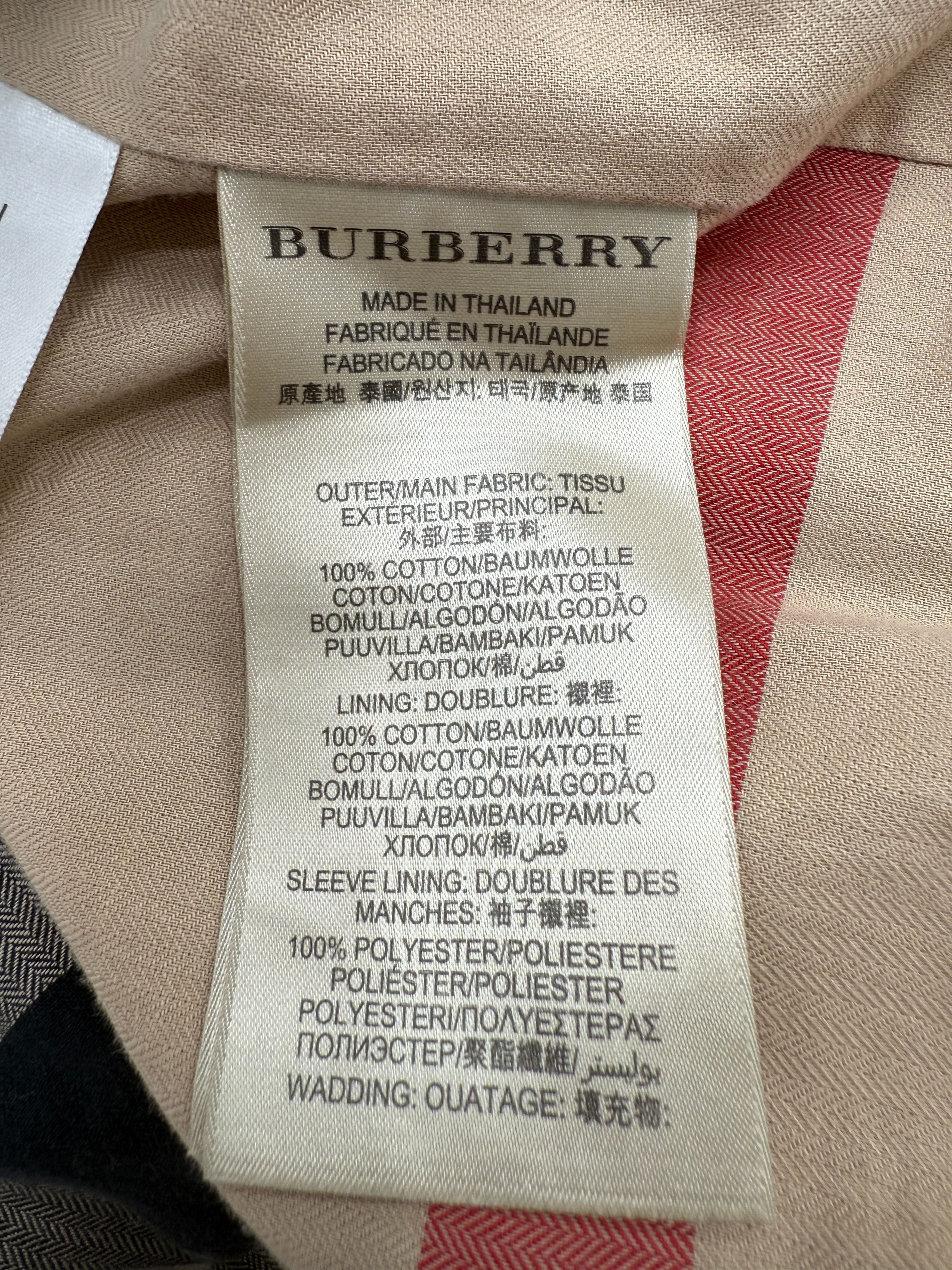 Burberry Check Trench Coat - Beige Burberry