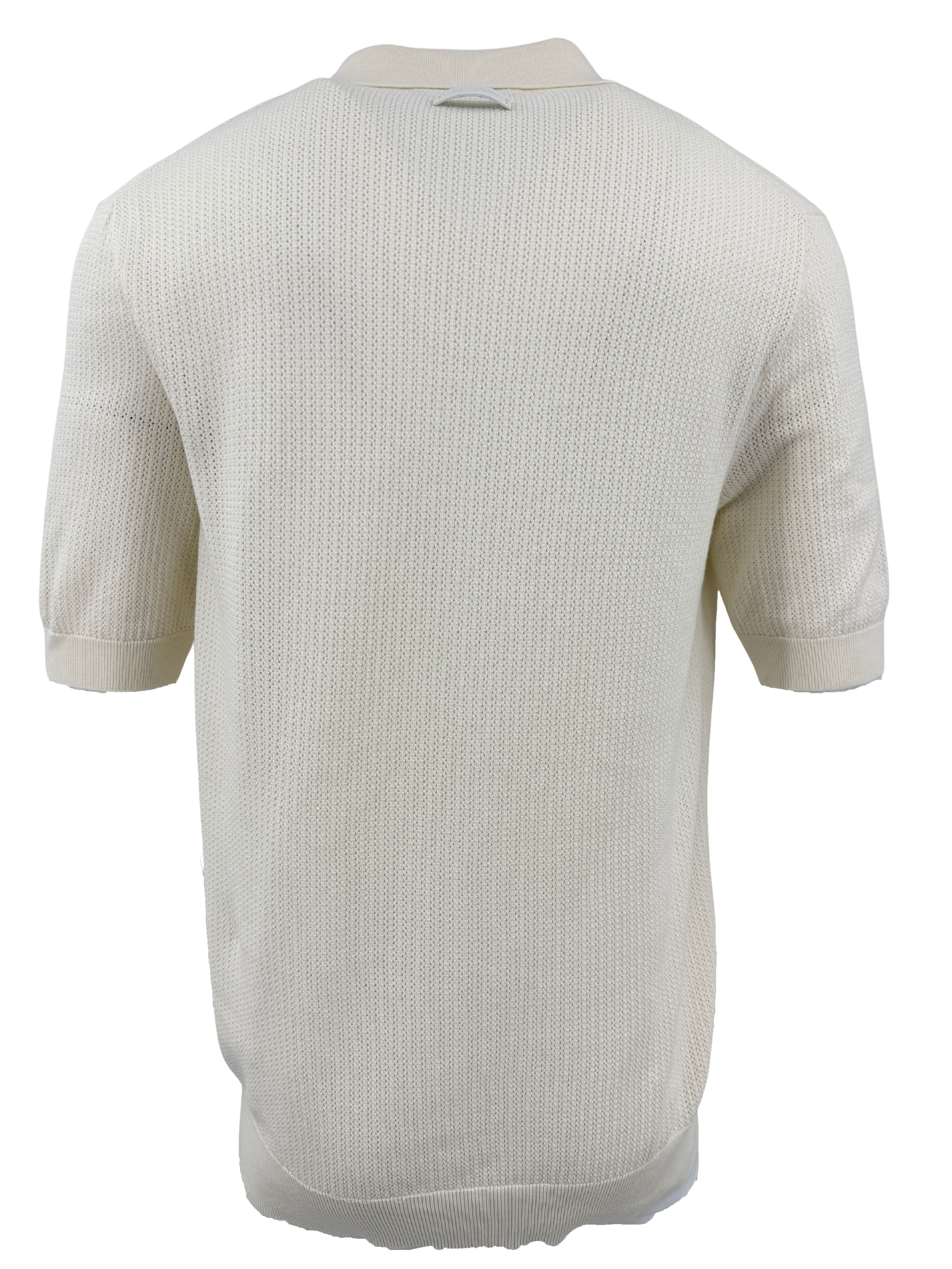 Dolce & Gabanna Knit Polo - Cream Dolce & Gabbana