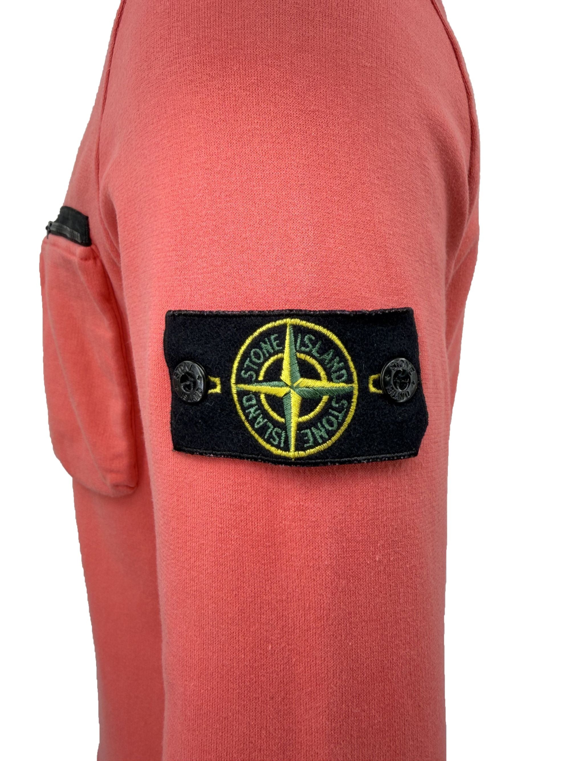 Stone Island Pocket Detail Sweatshirt - Coral Stone Island