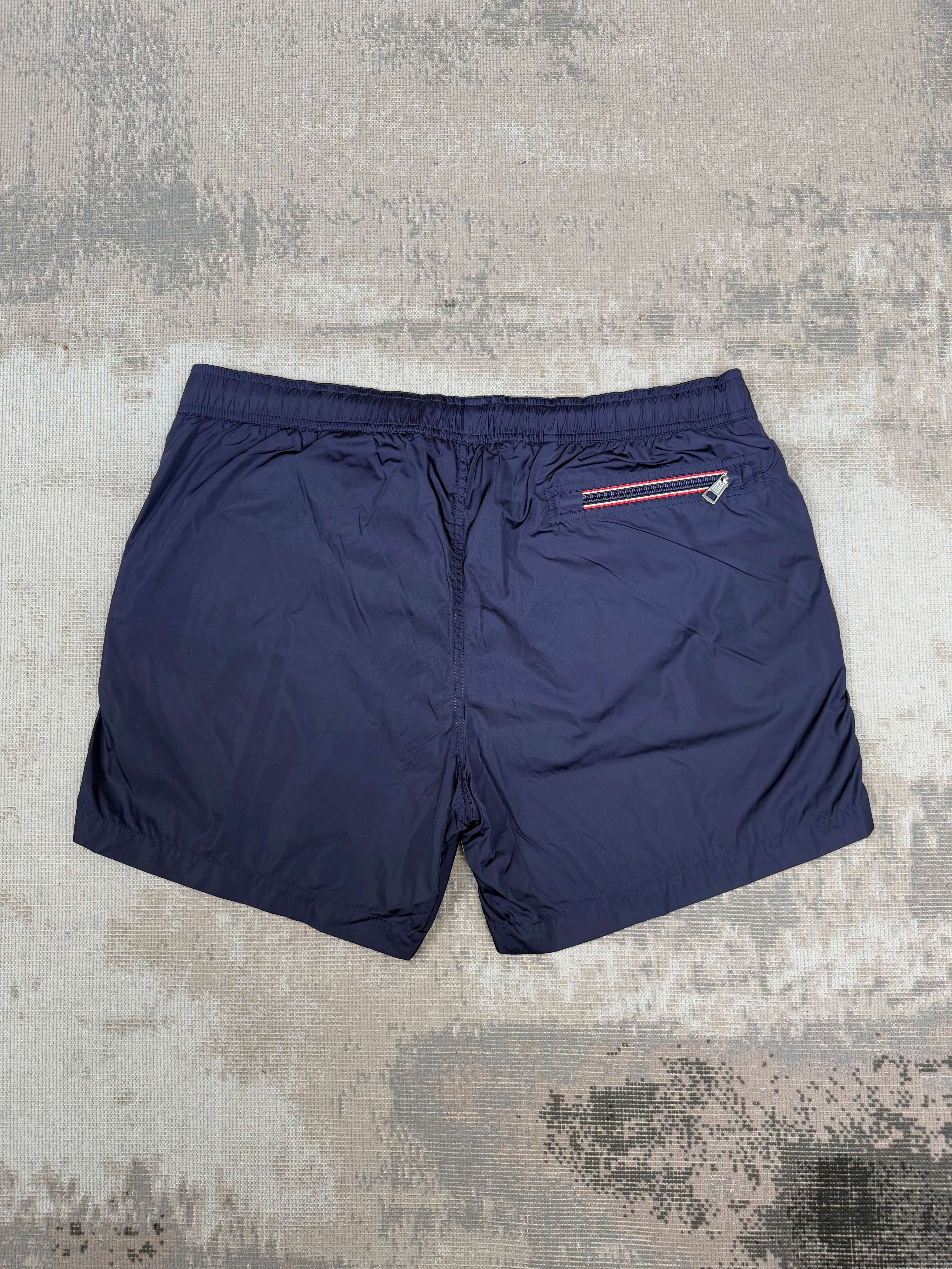 Moncler Badge Logo Swim Shorts - Navy Moncler