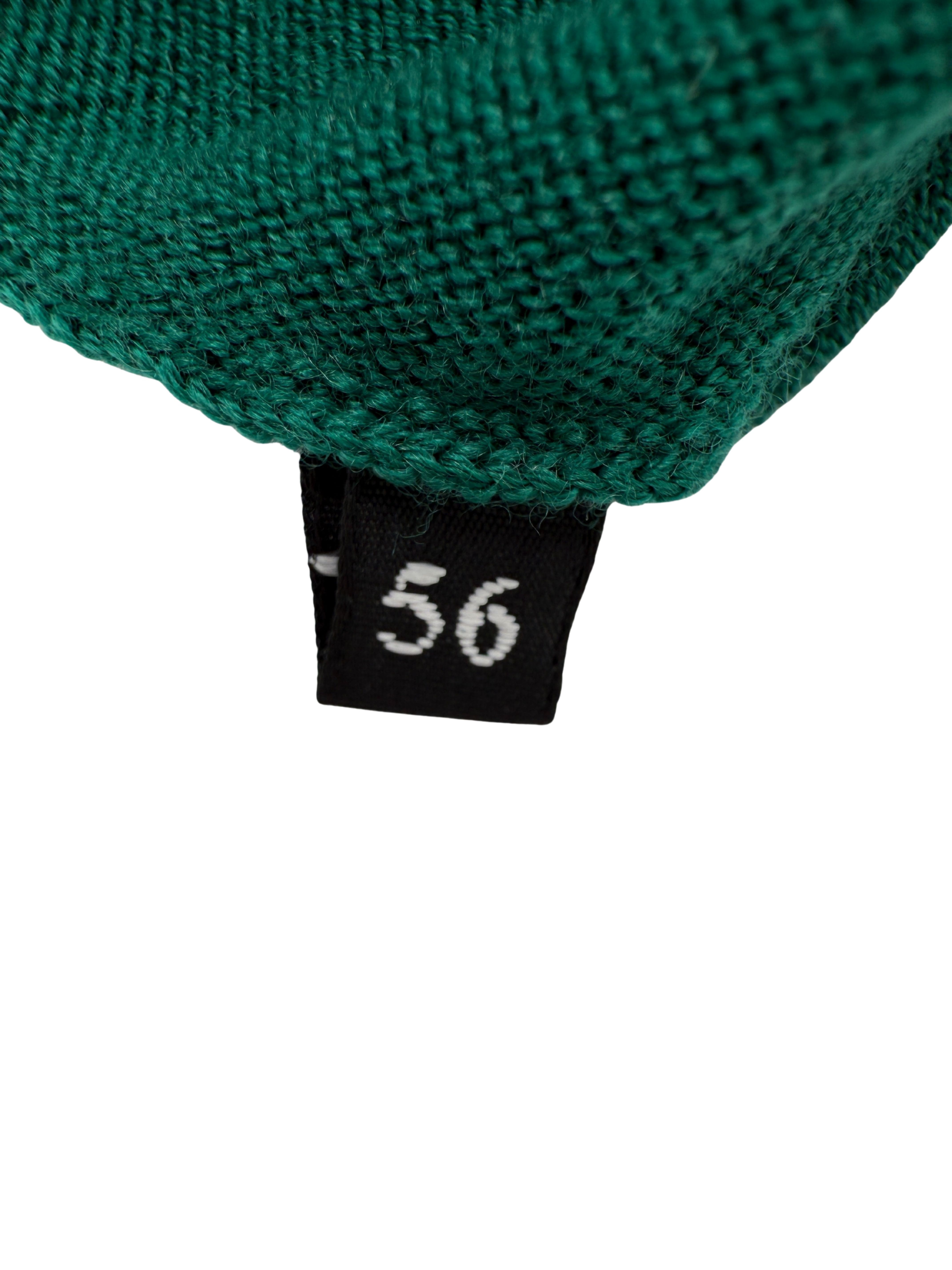 Dolce & Gabbana Wool Logo Polo - Pine Green Dolce & Gabbana