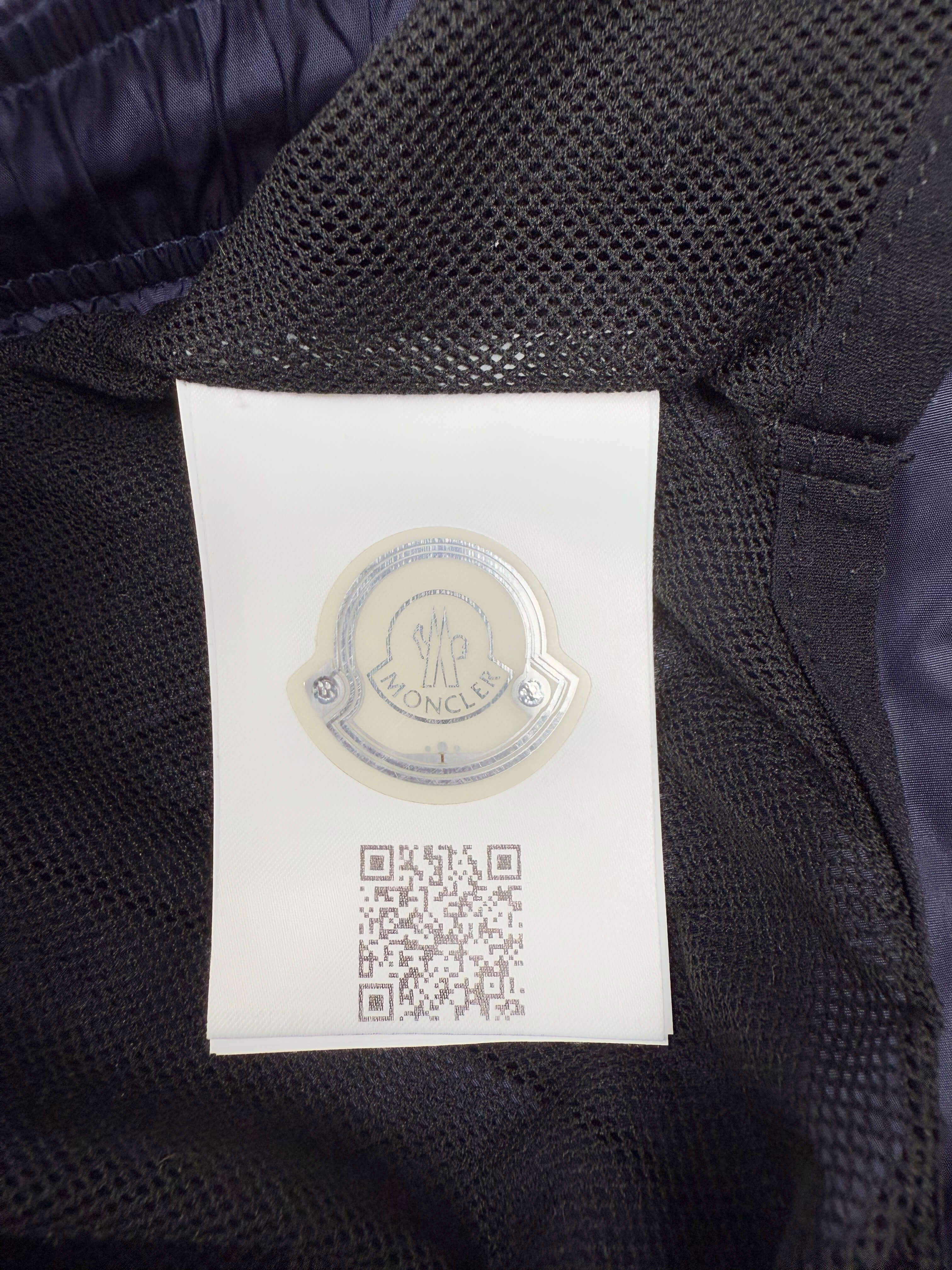 Moncler Badge Logo Swim Shorts - Navy Moncler