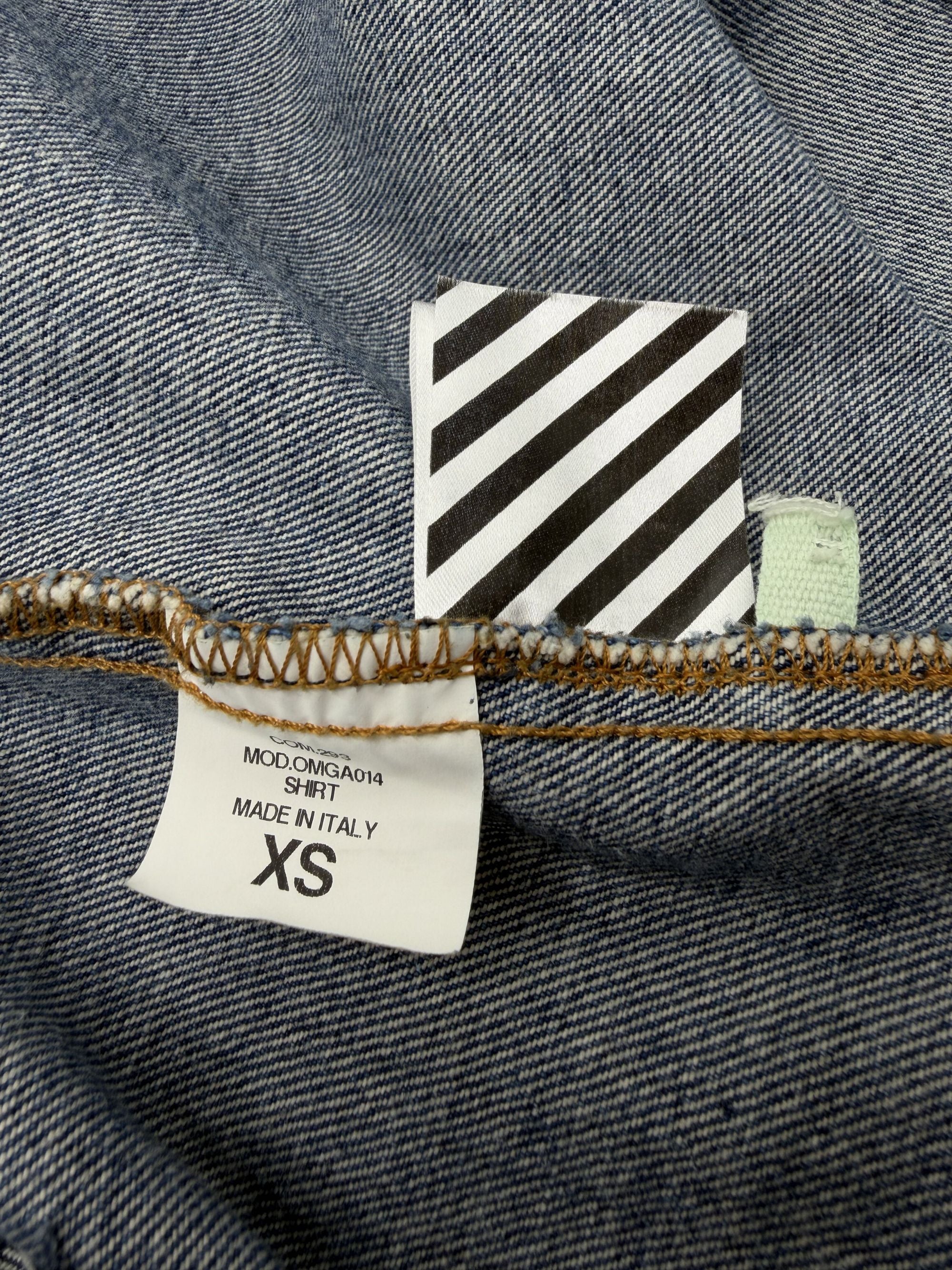 Off White Denim Jacket - Blue Off-White