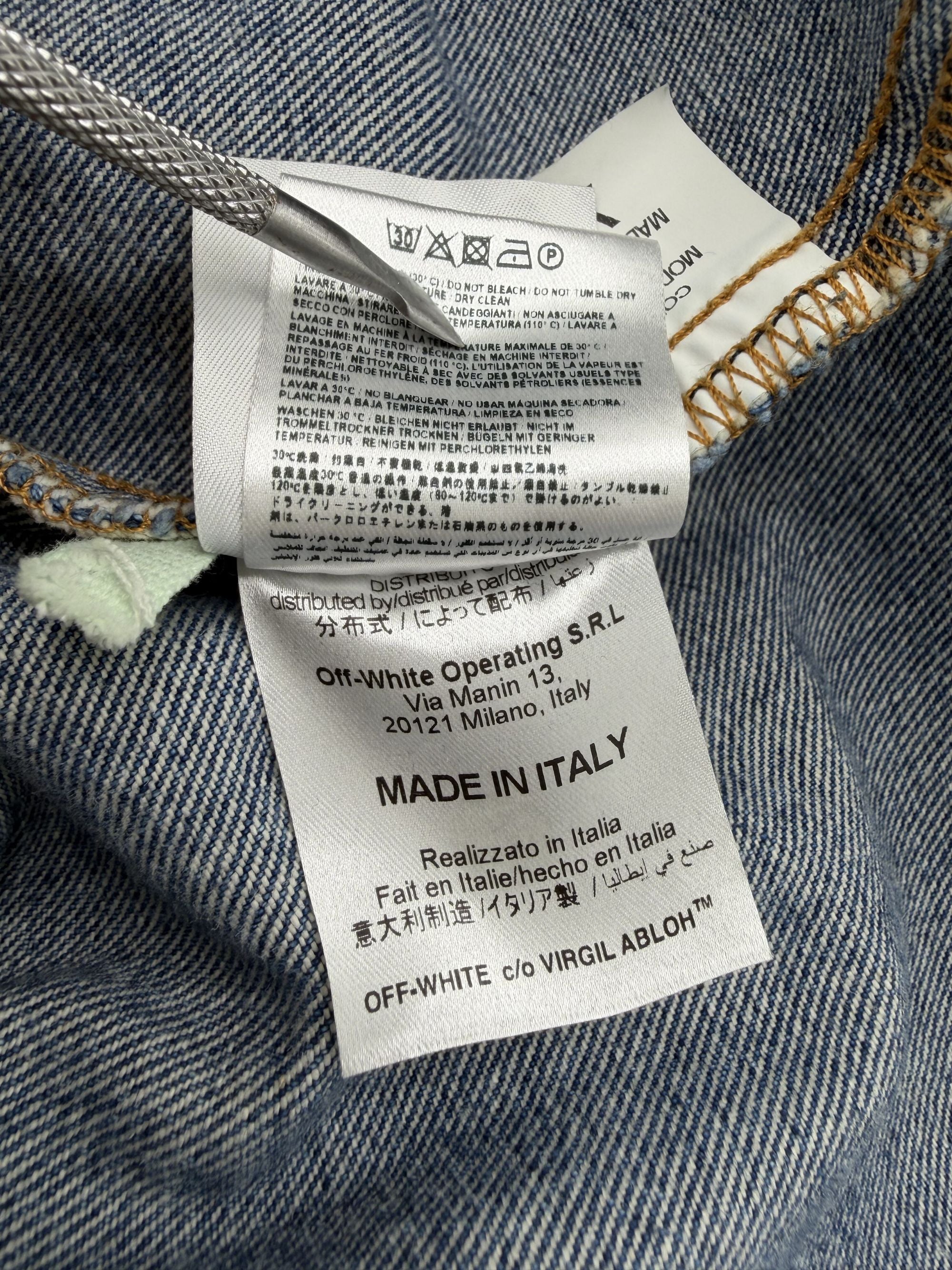 Off White Denim Jacket - Blue Off-White