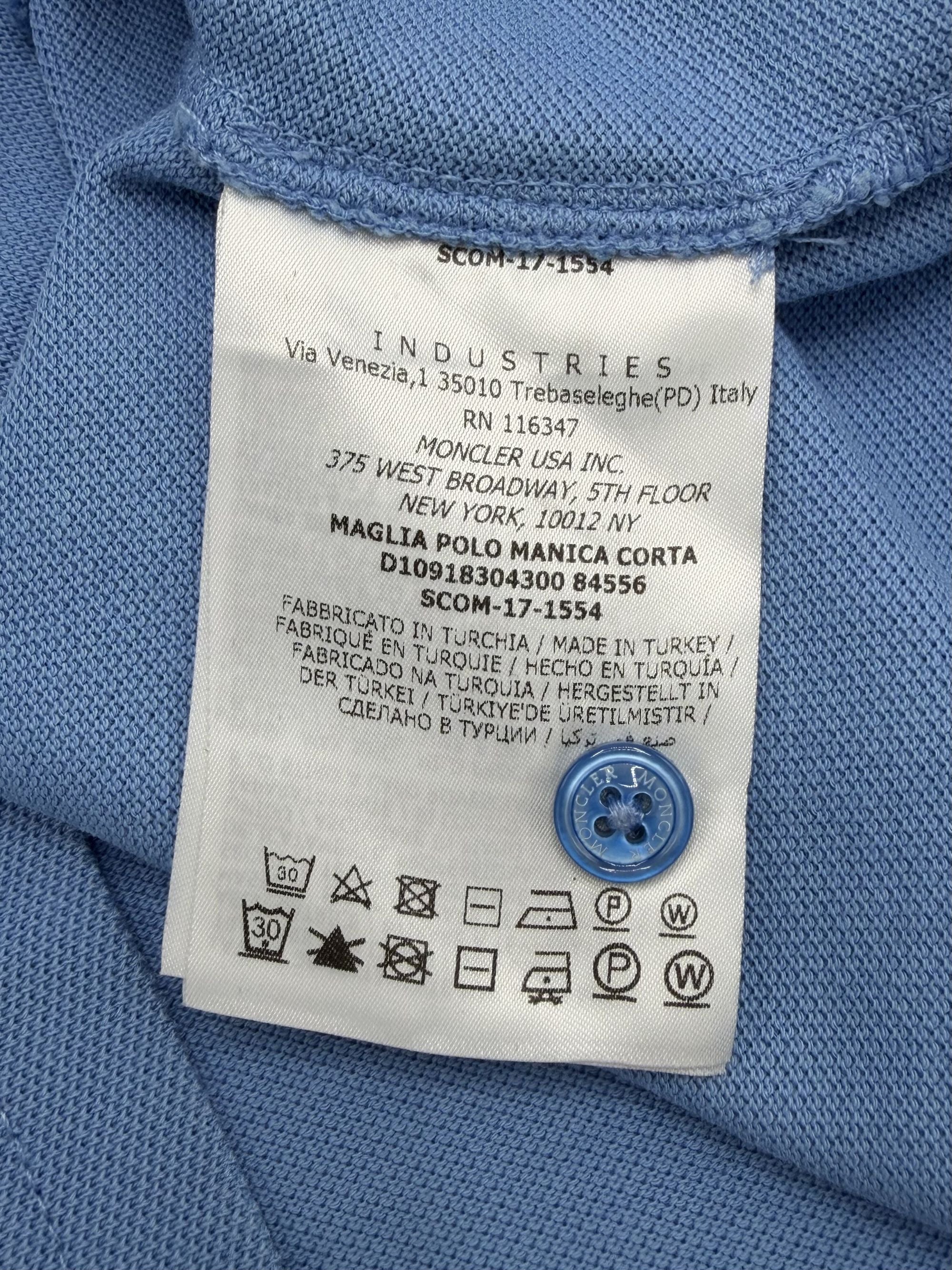 Moncler Badge Polo - Blue Moncler