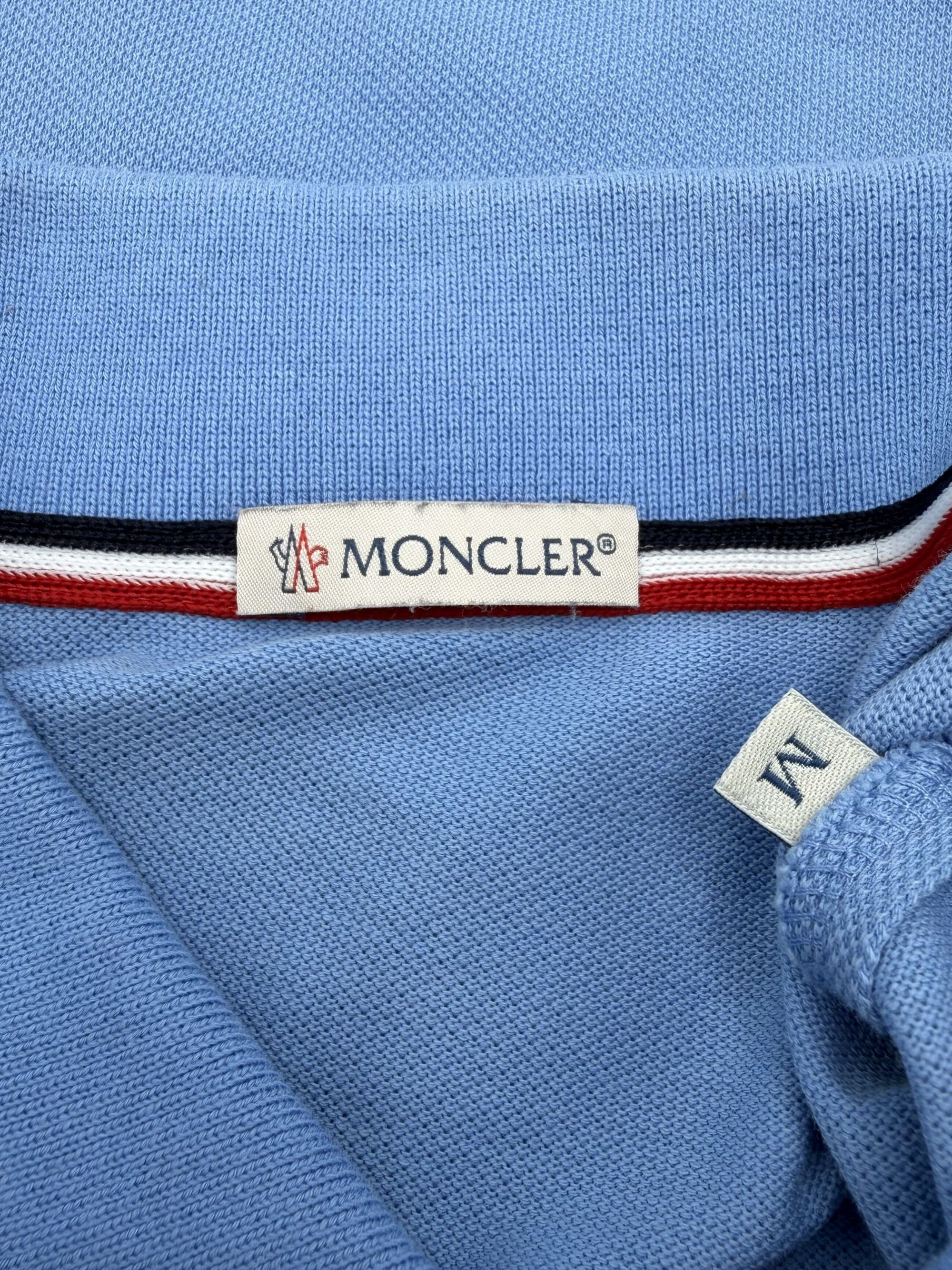 Moncler Badge Polo - Blue Moncler