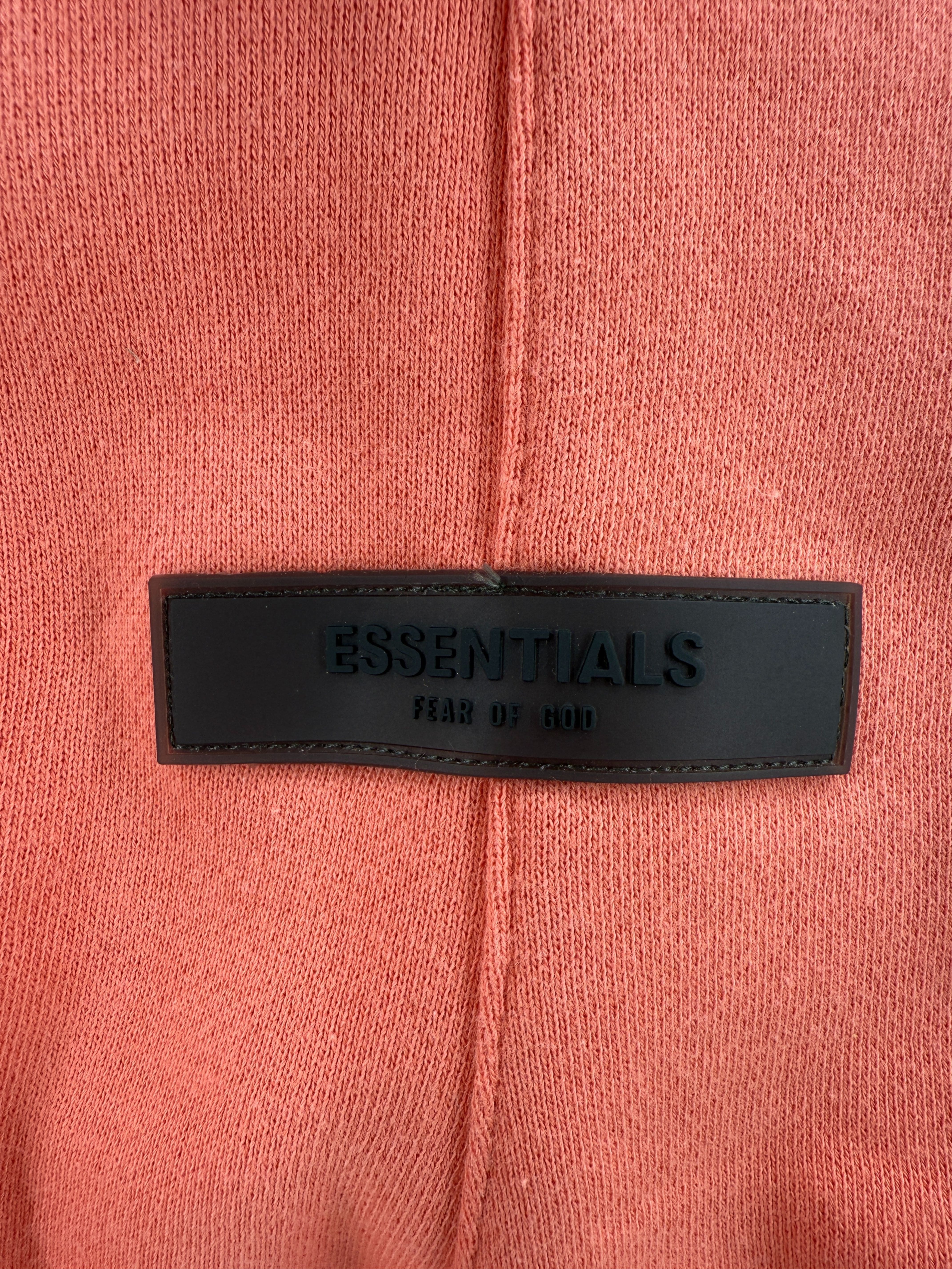 Essentials Fear of God Cotton Shorts - Coral Essentials