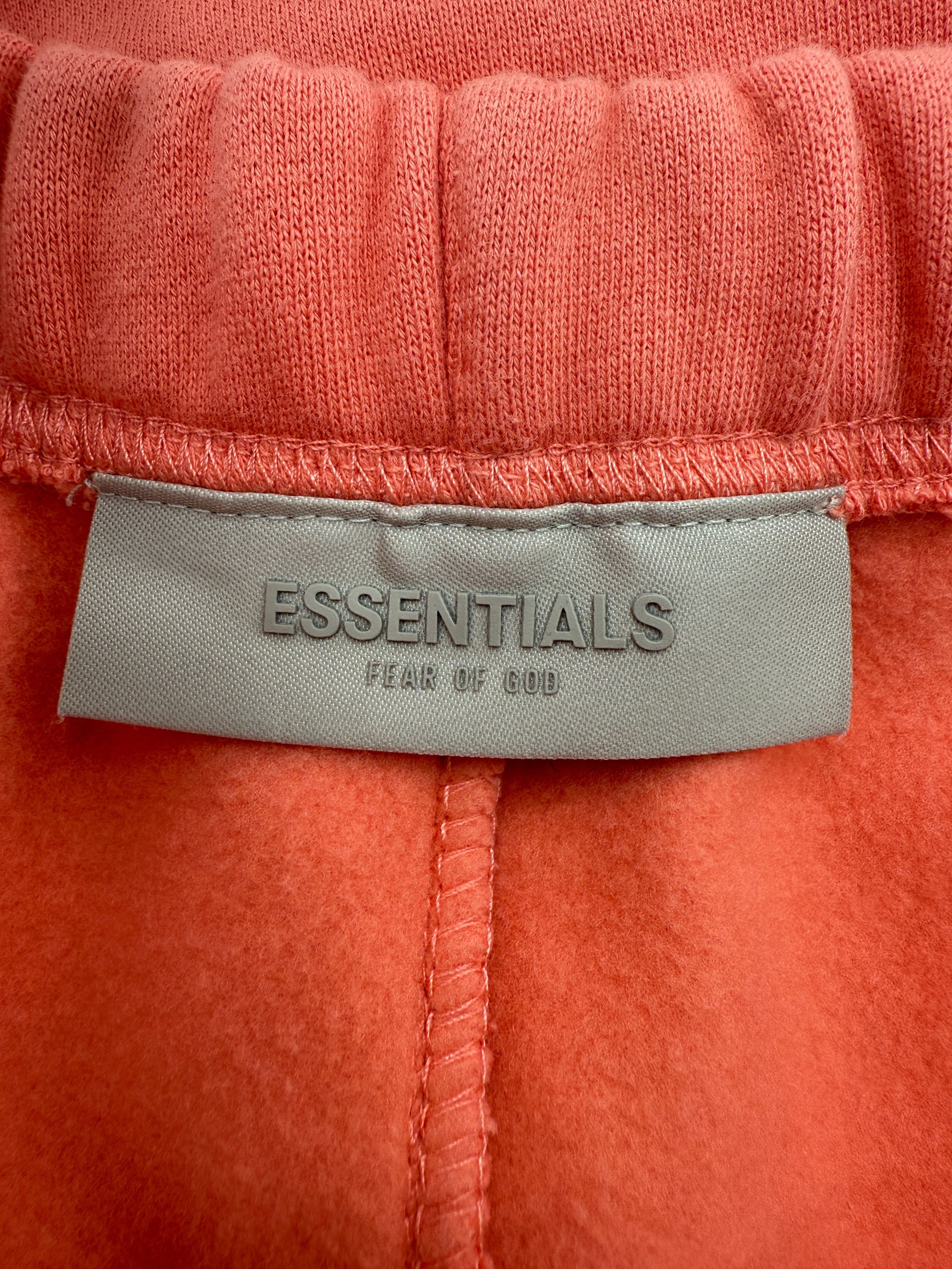 Essentials Fear of God Cotton Shorts - Coral Essentials