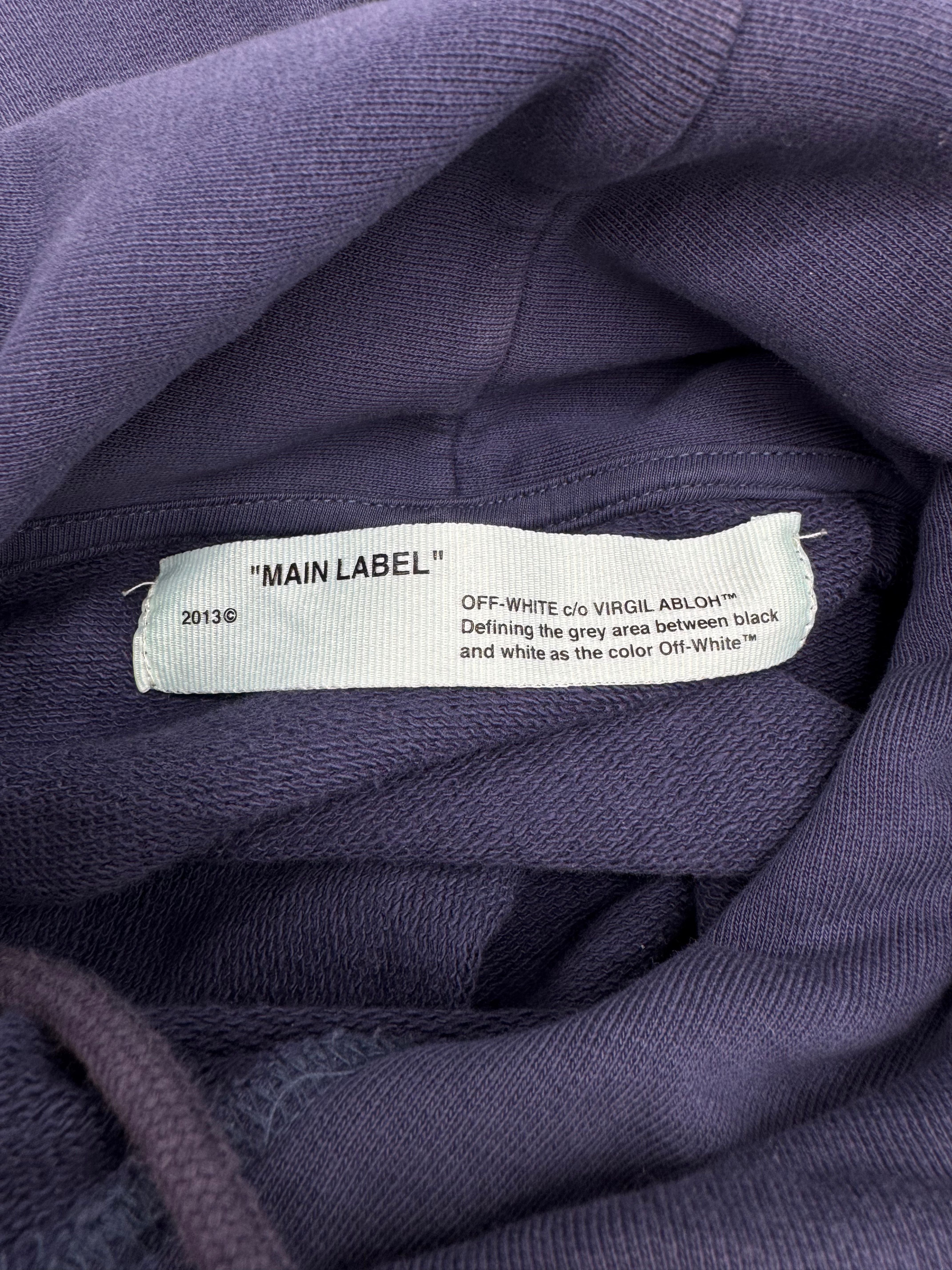 Off-White Caravaggio Hoodie - Blue Off-White