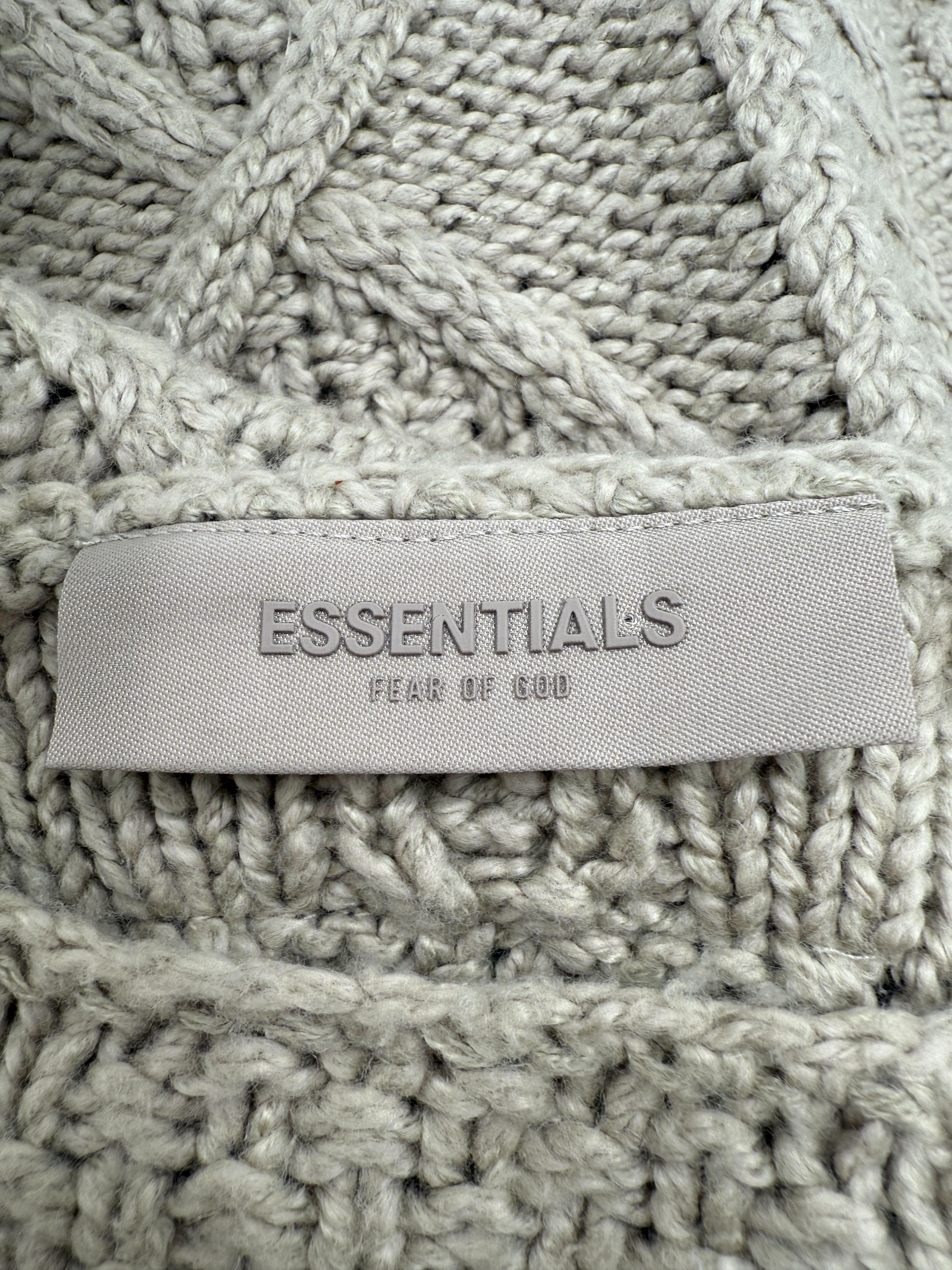 Essentials Cable Knit Jumper - Beige Essentials
