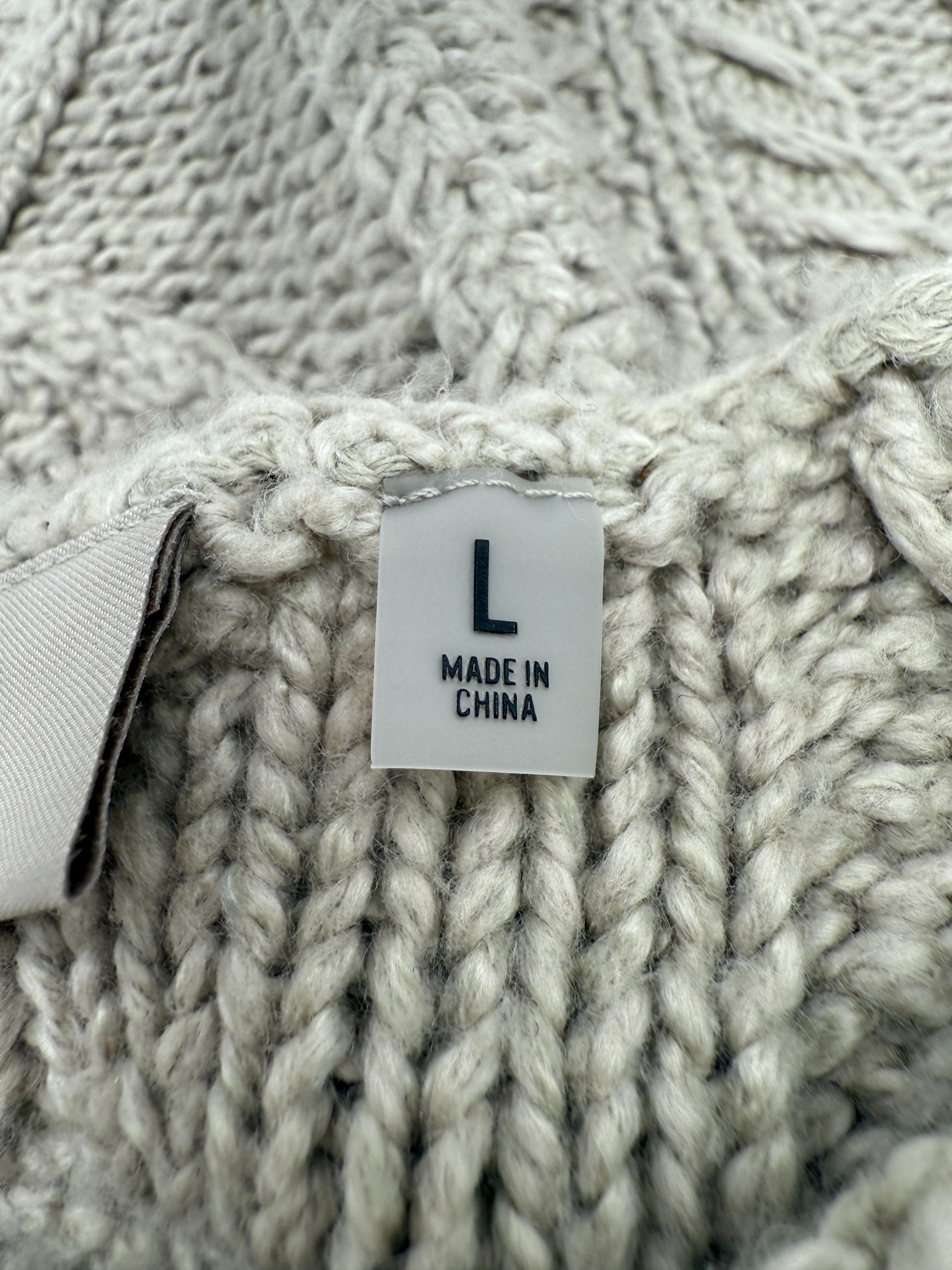 Essentials Cable Knit Jumper - Beige Essentials