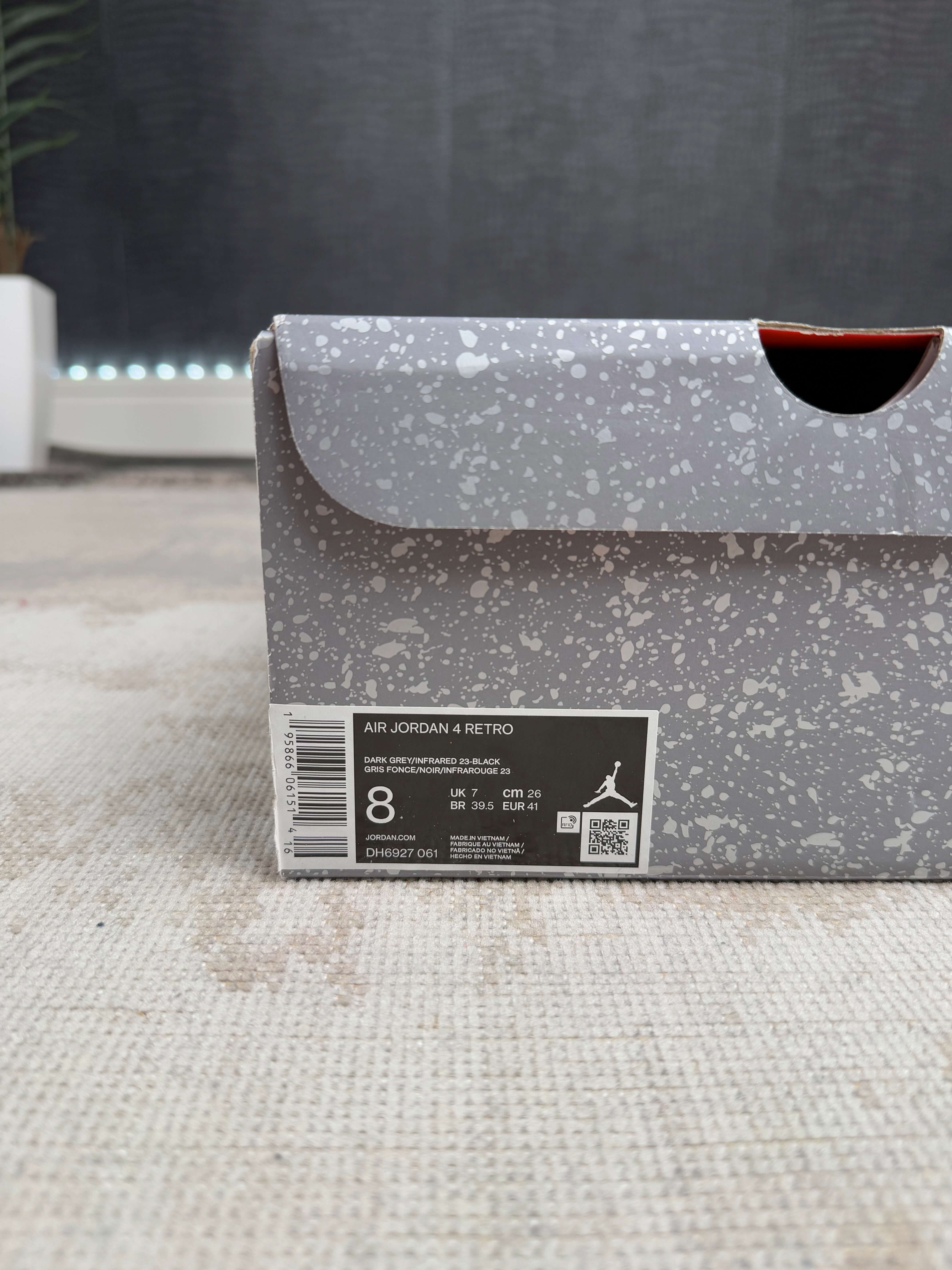 Nike Air Jordan 4 Retro Trainer - 'Infrared' Nike