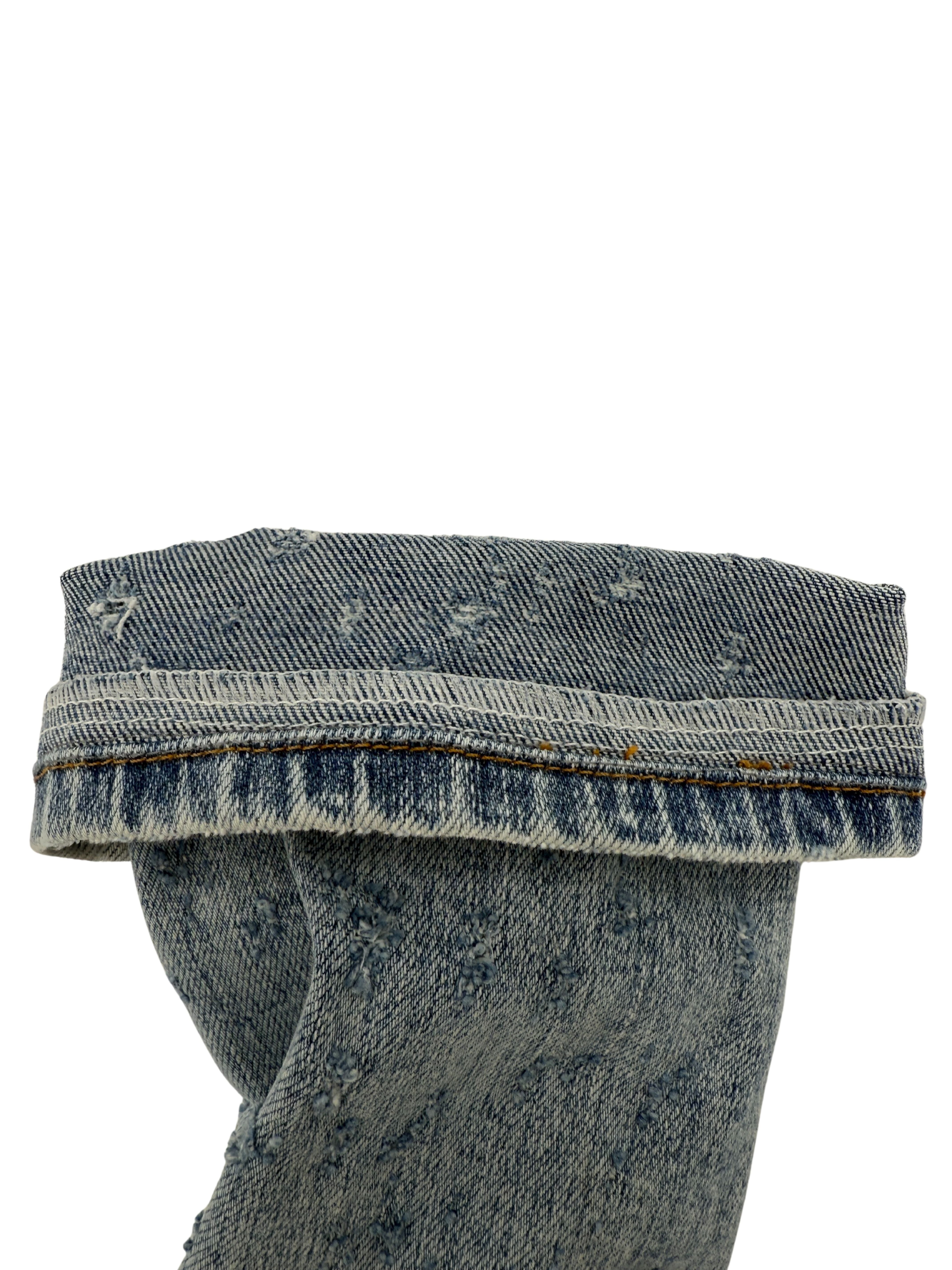 Amiri Distressed Jeans - Light Denim