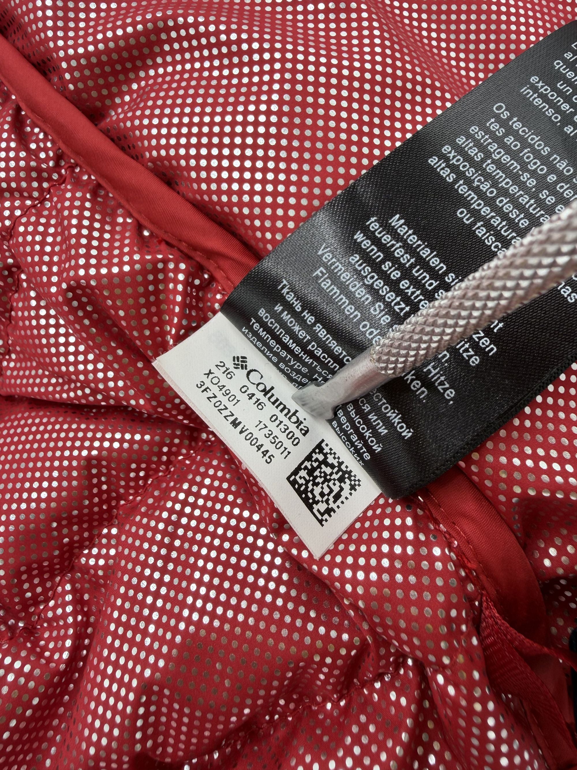 KITH X Columbia Shell + Down Jacket - White/Red KITH