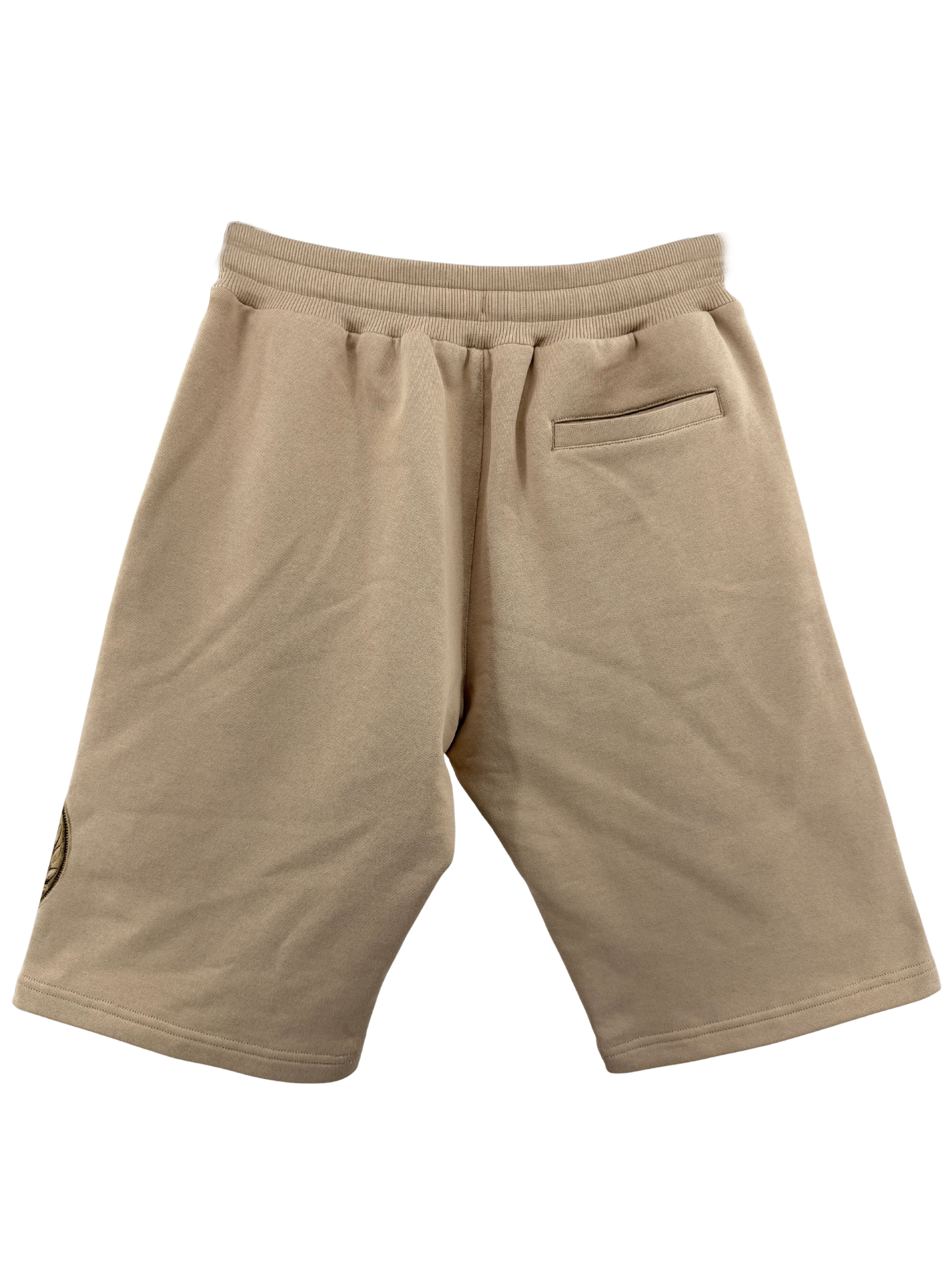 Dolce and Gabbana Logo Cotton Sweat Shorts - Sand Dolce & Gabbana
