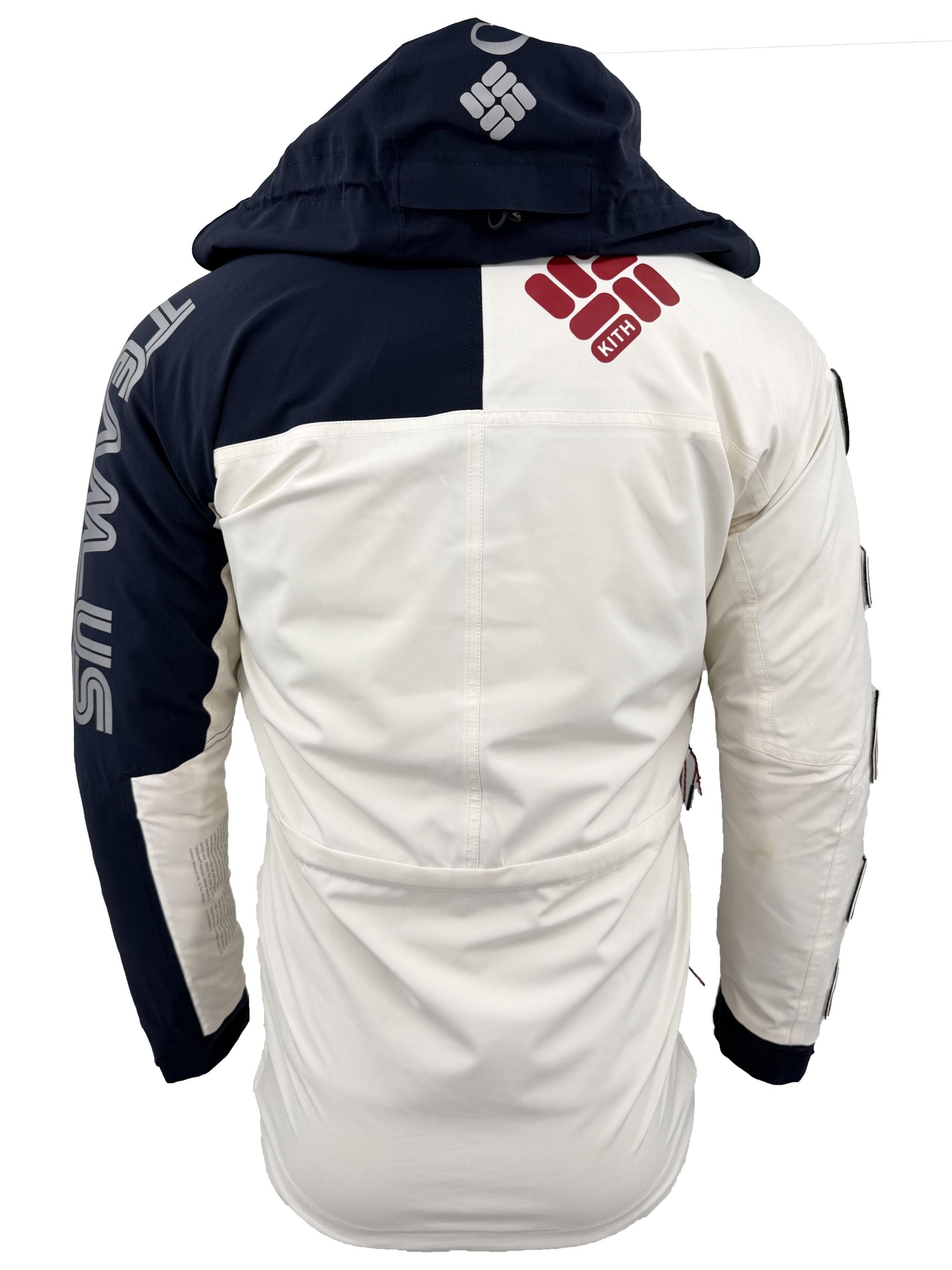 KITH X Columbia Shell + Down Jacket - White/Red KITH