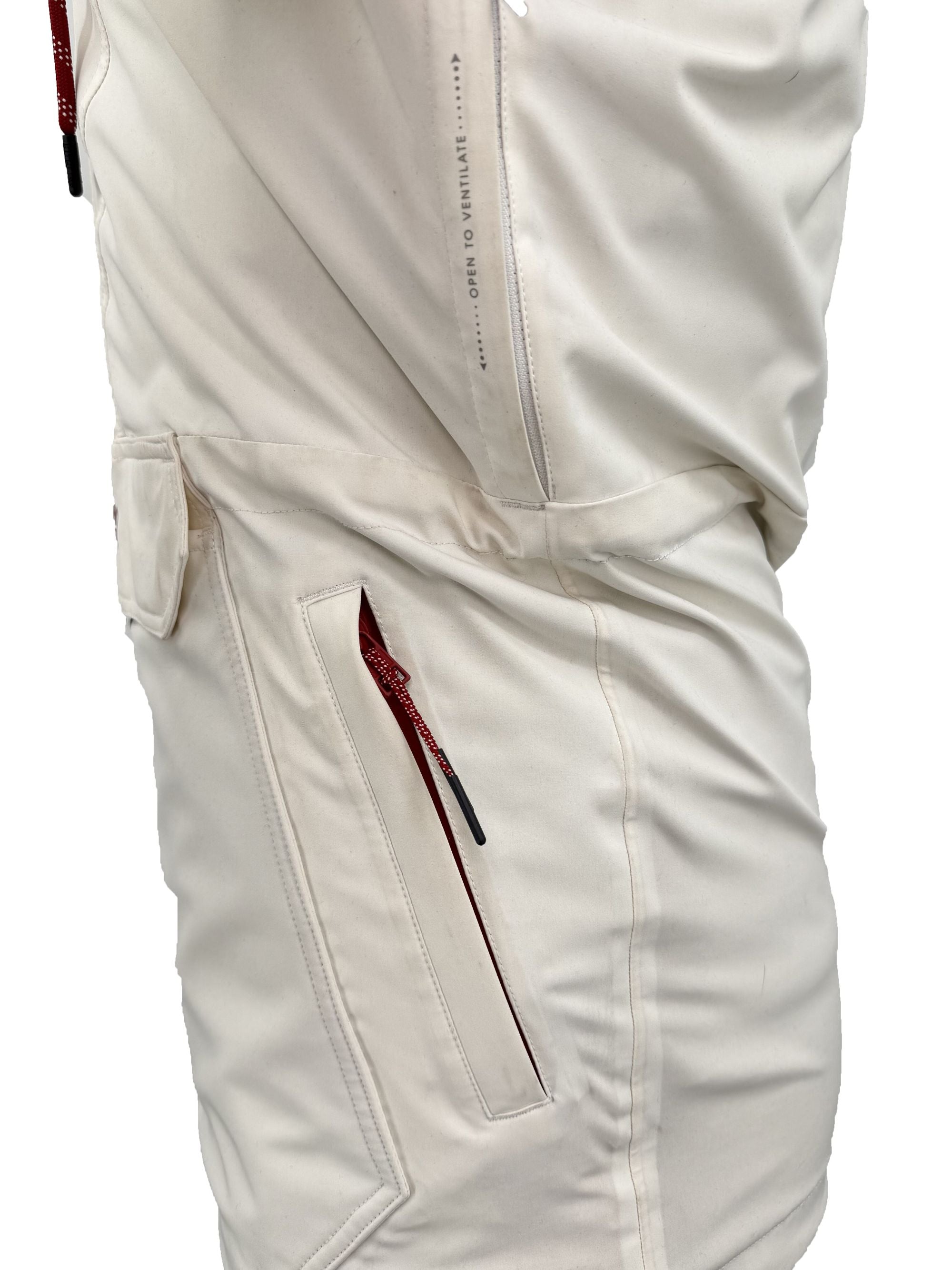 KITH X Columbia Shell + Down Jacket - White/Red KITH