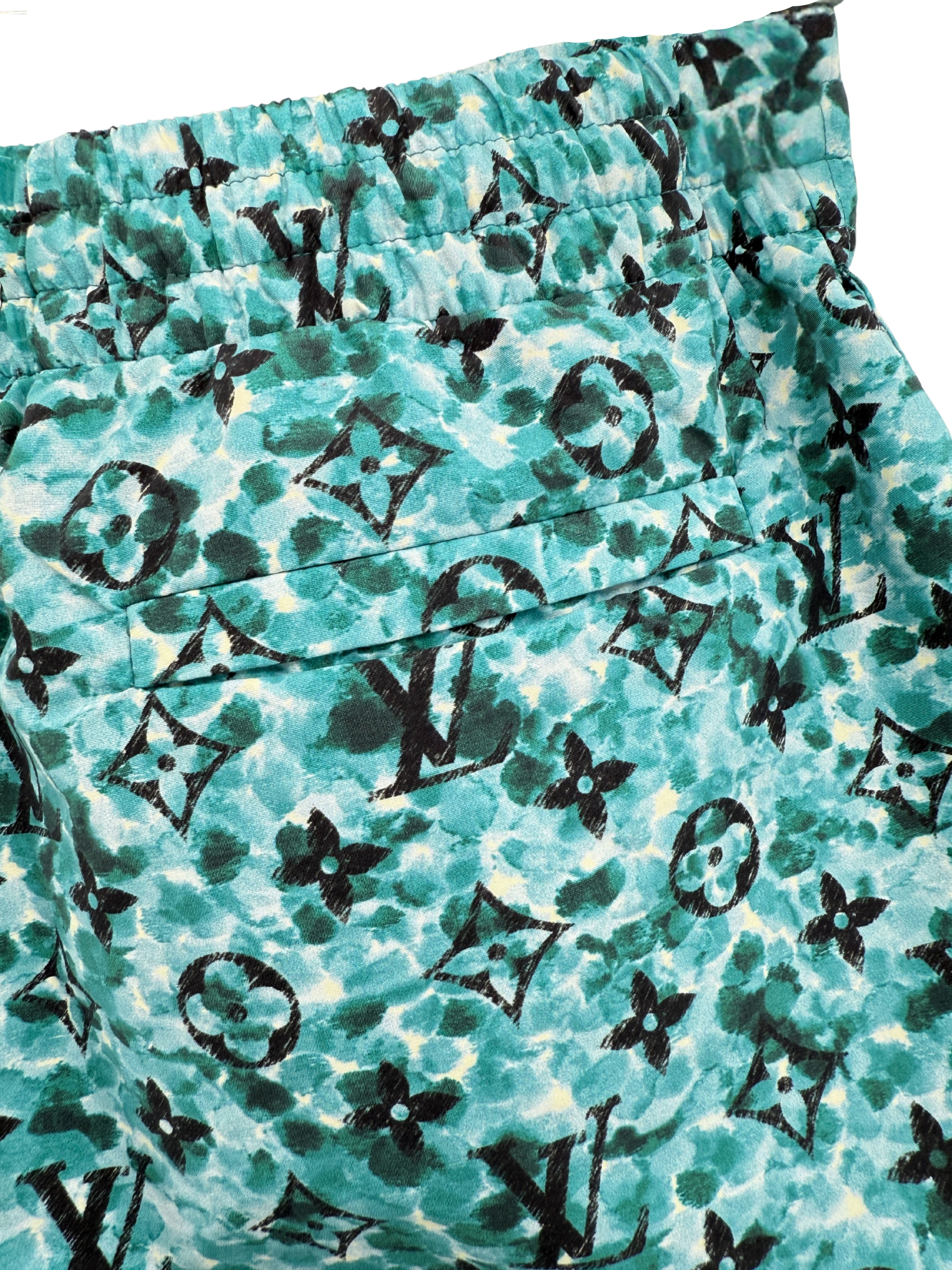 Louis Vuitton Pointillism Monogram Swim Shorts - Blue Louis Vuitton