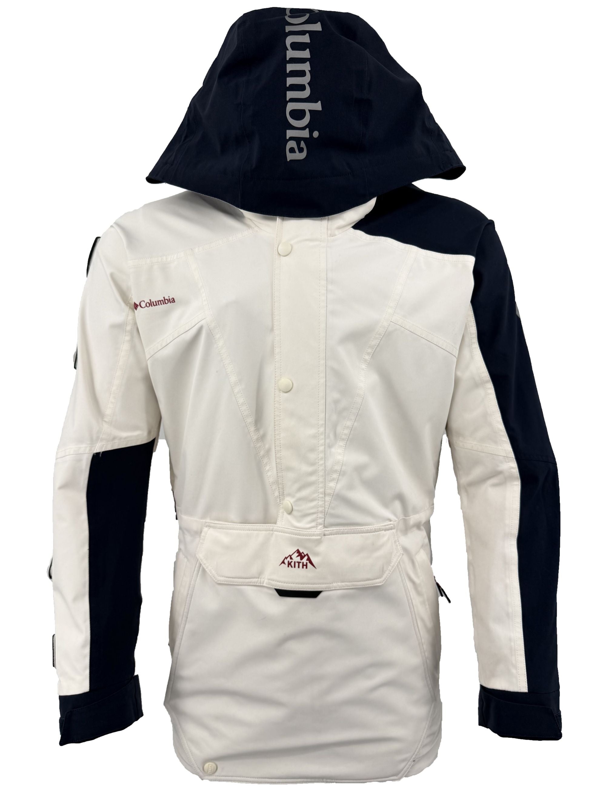KITH X Columbia Shell + Down Jacket - White/Red KITH