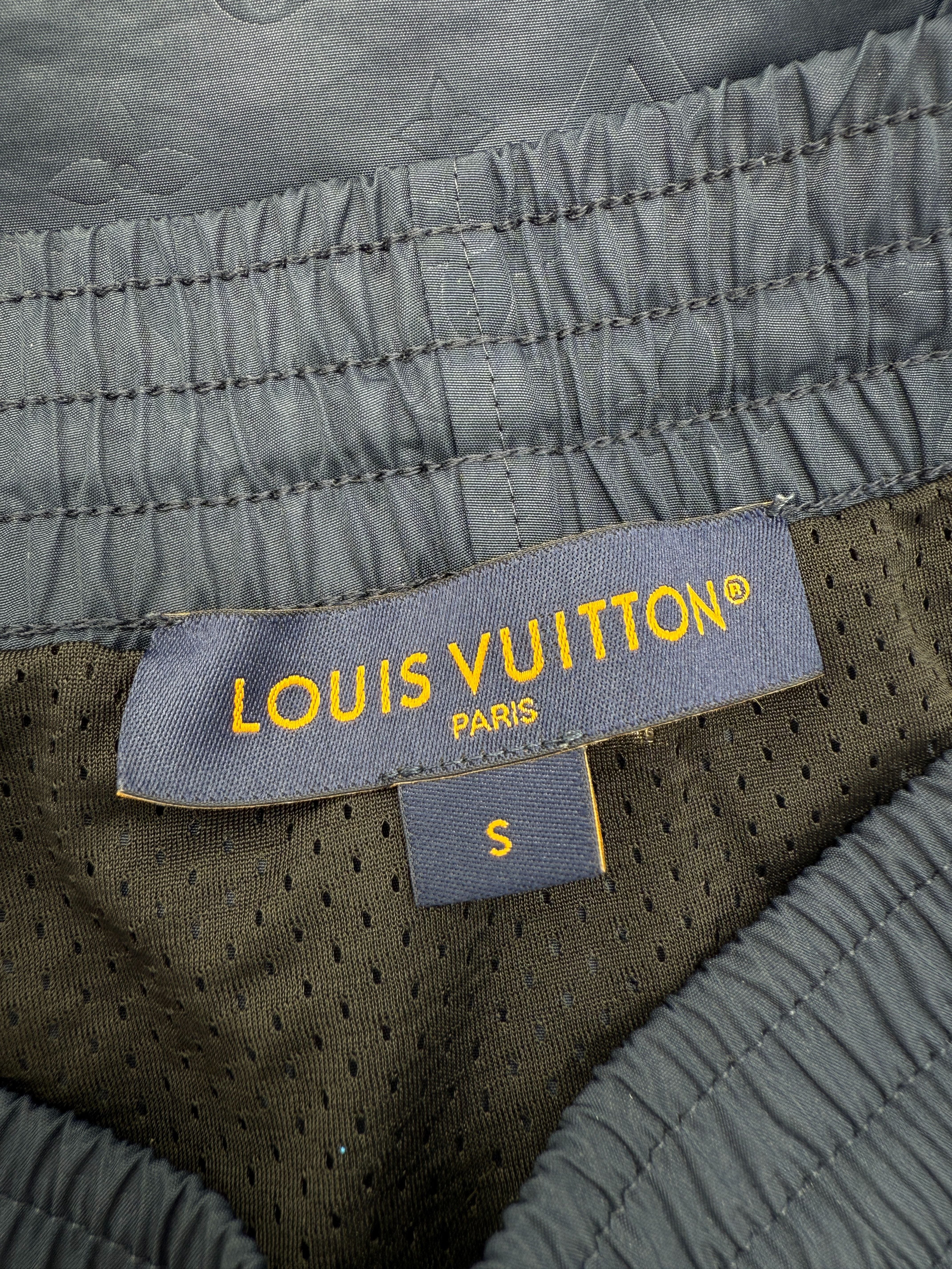 Louis Vuitton Monogram Signature Swim Shorts - Navy Louis Vuitton