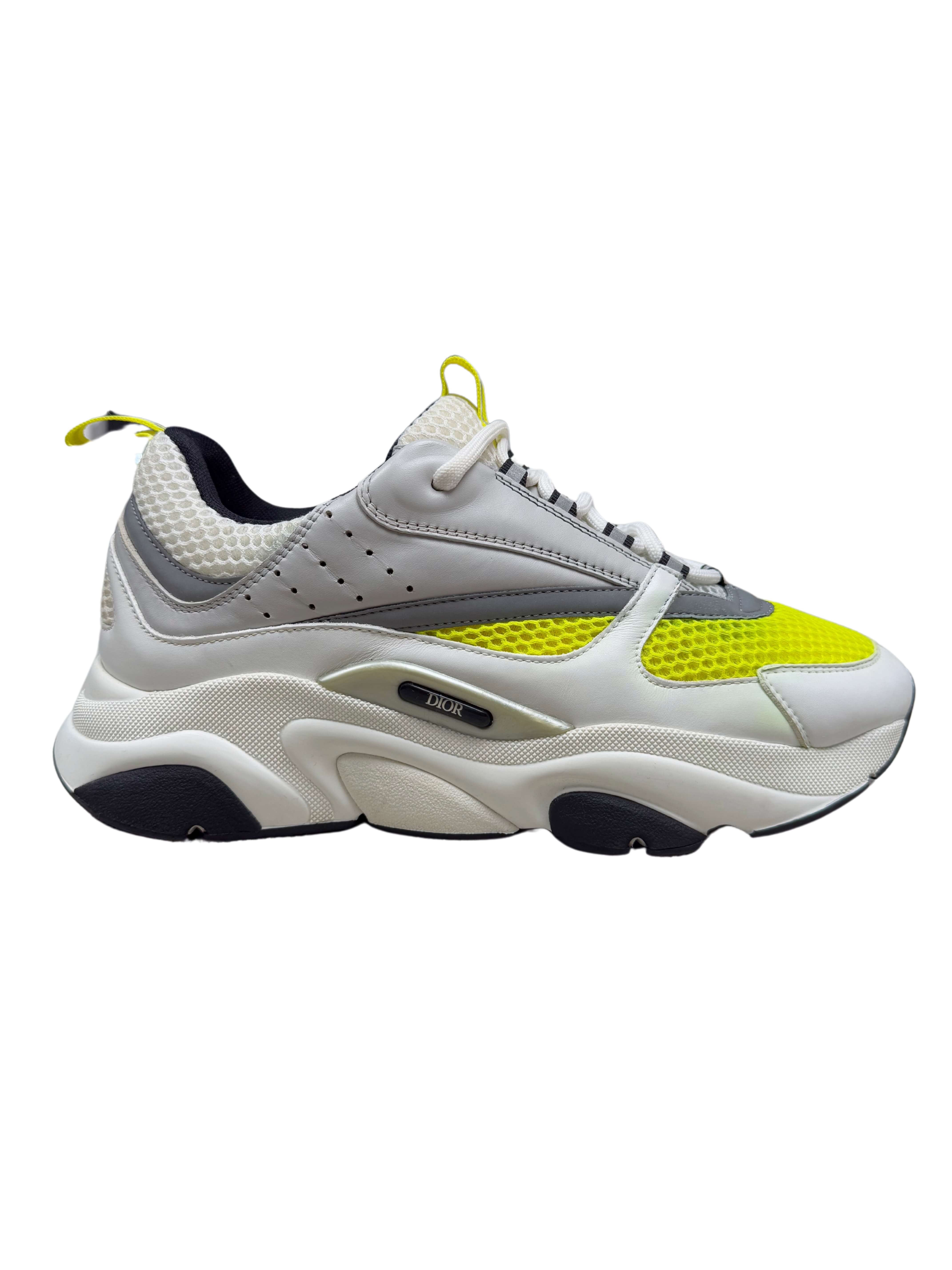 Dior B22 Trainer - White / Yellow Dior