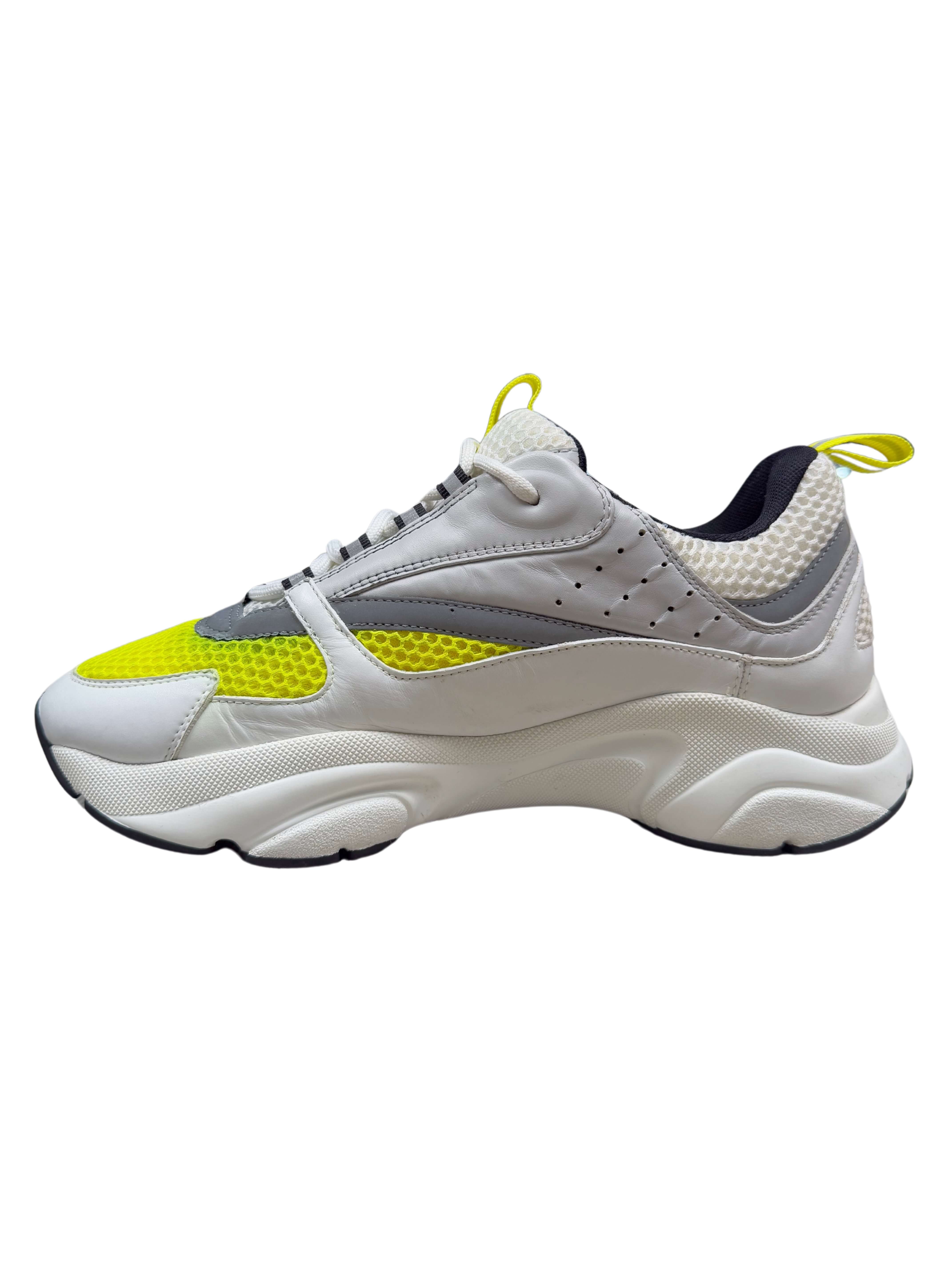 Dior B22 Trainer - White / Yellow Dior