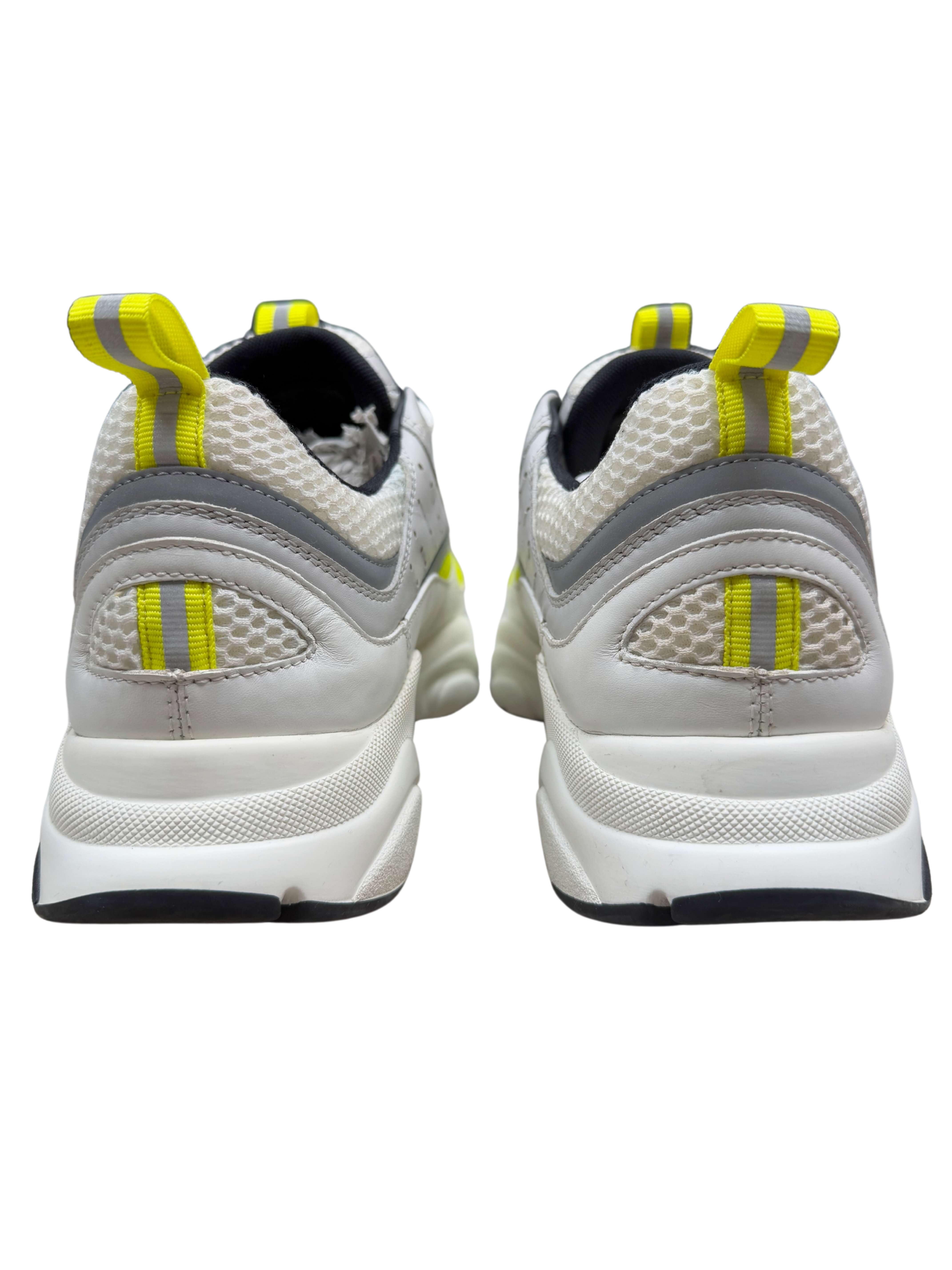 Dior B22 Trainer - White / Yellow Dior