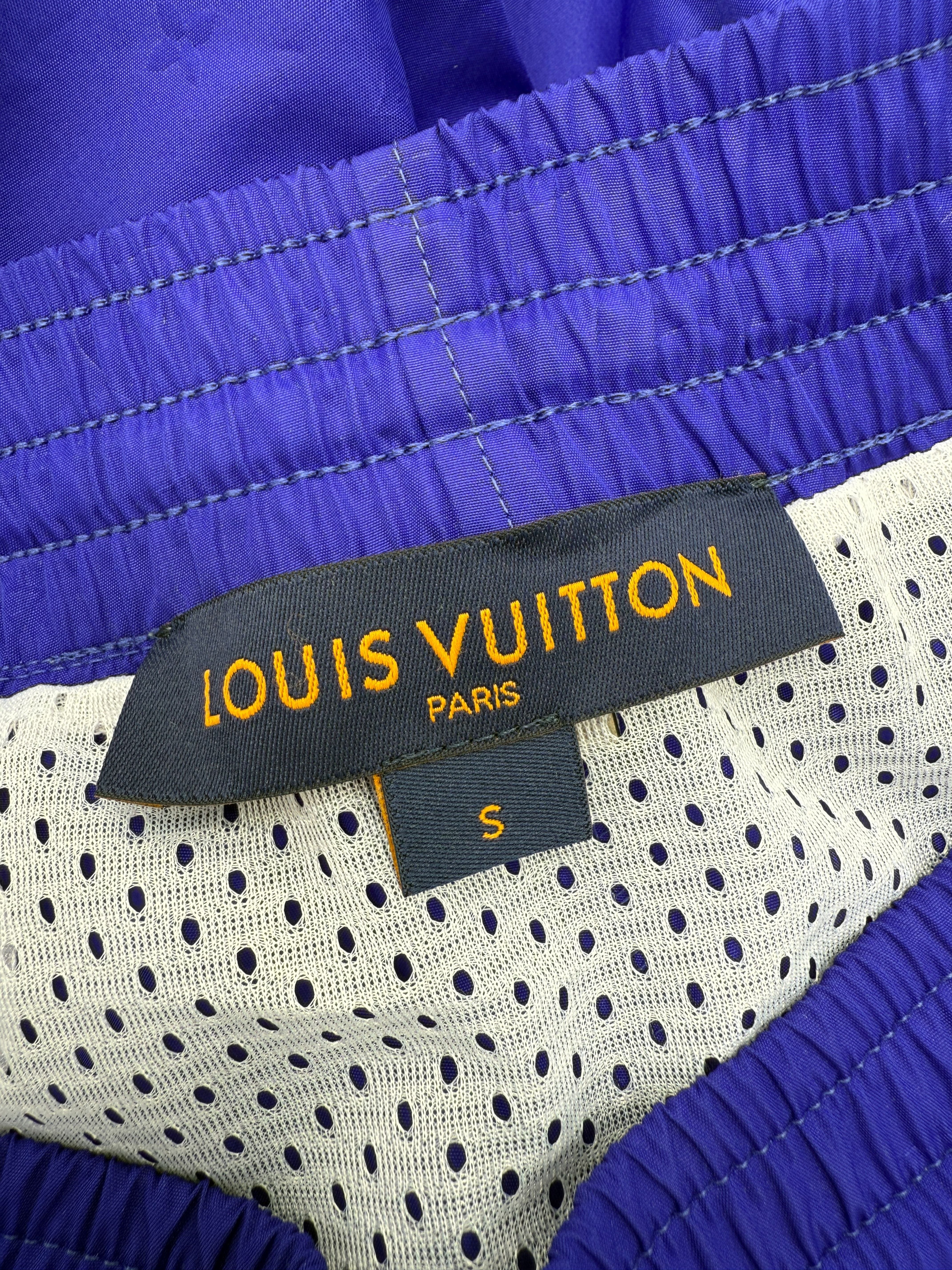 Louis Vuitton Monogram Signature Swim Shorts - Royal Blue Louis Vuitton