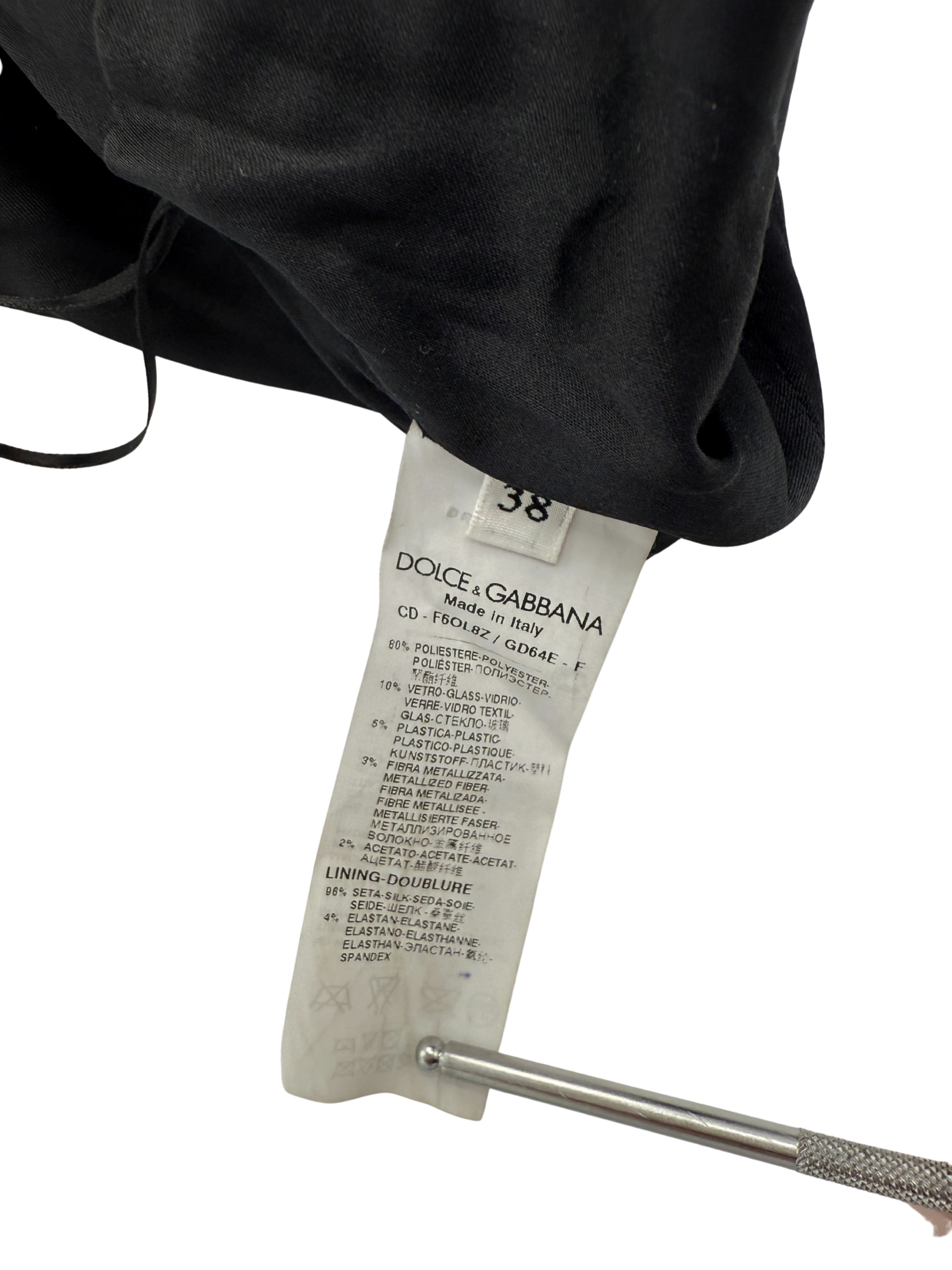 WOMEN'S - Dolce & Gabbana Sequin Mini Dress - Silver Dolce & Gabbana