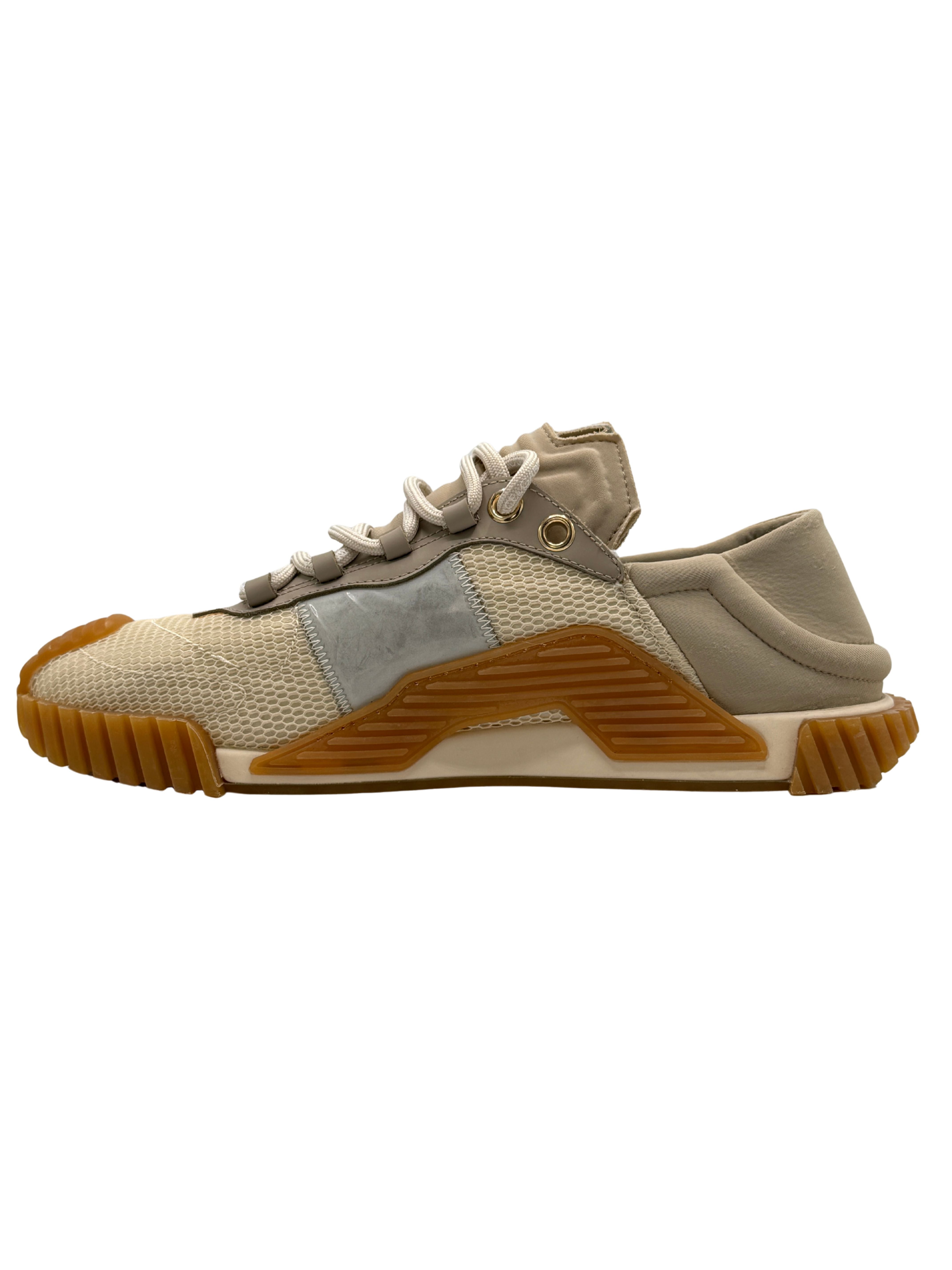 Dolce & Gabbana NS1 Panelled Trainer - Beige Dolce & Gabbana