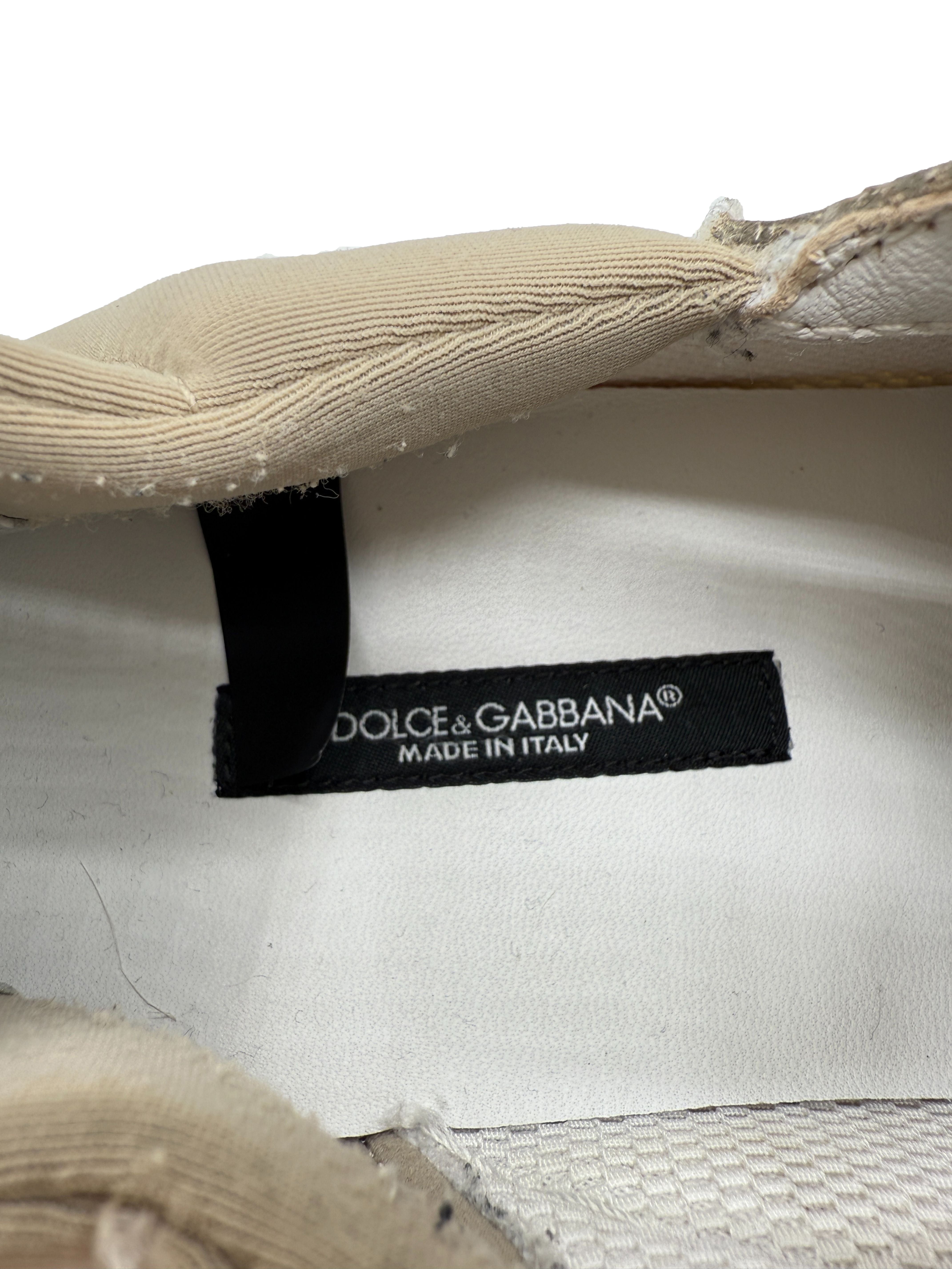 Dolce & Gabbana NS1 Panelled Trainer - Beige Dolce & Gabbana