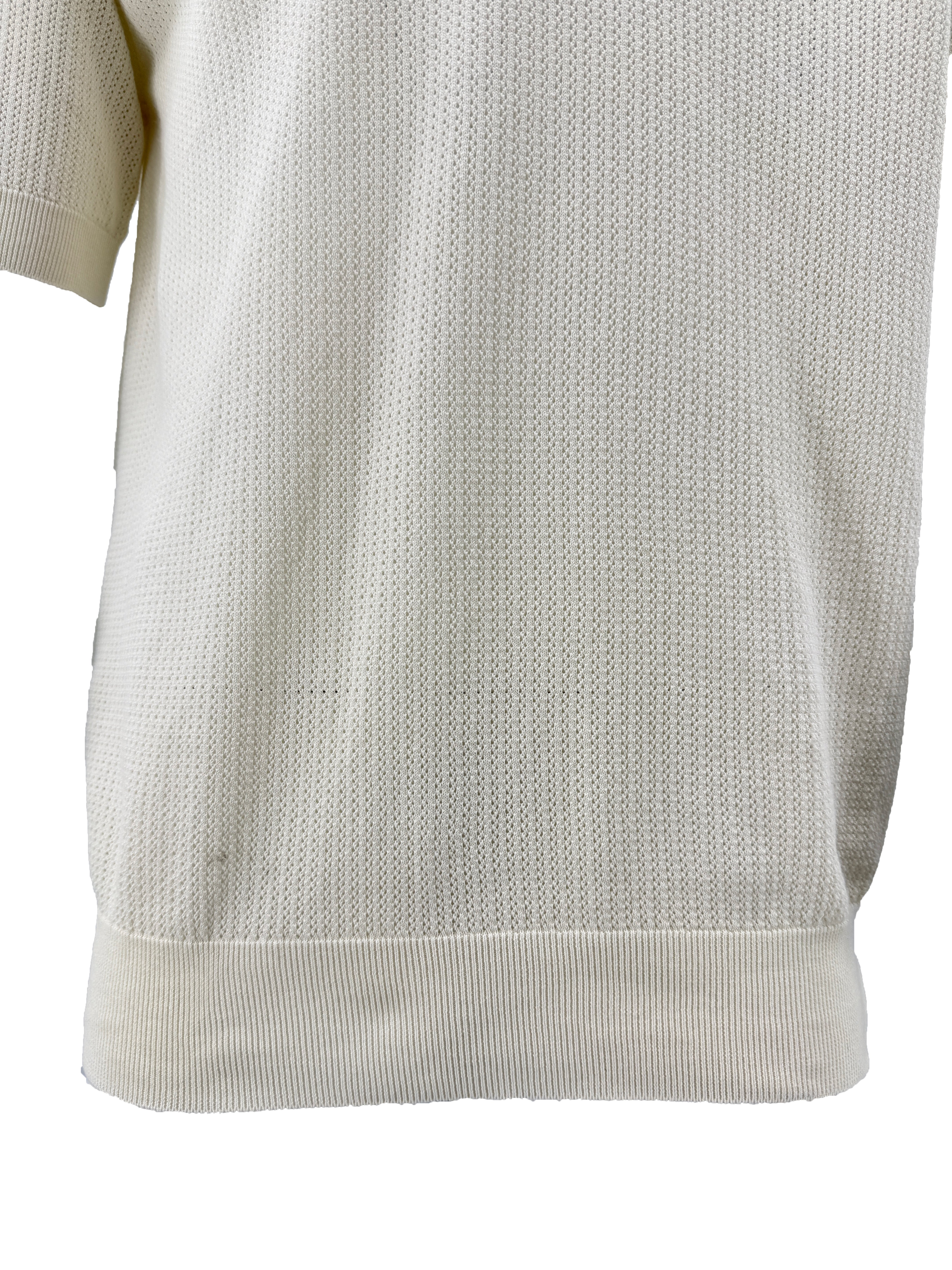 Dolce & Gabanna Knit Polo - Cream Dolce & Gabbana