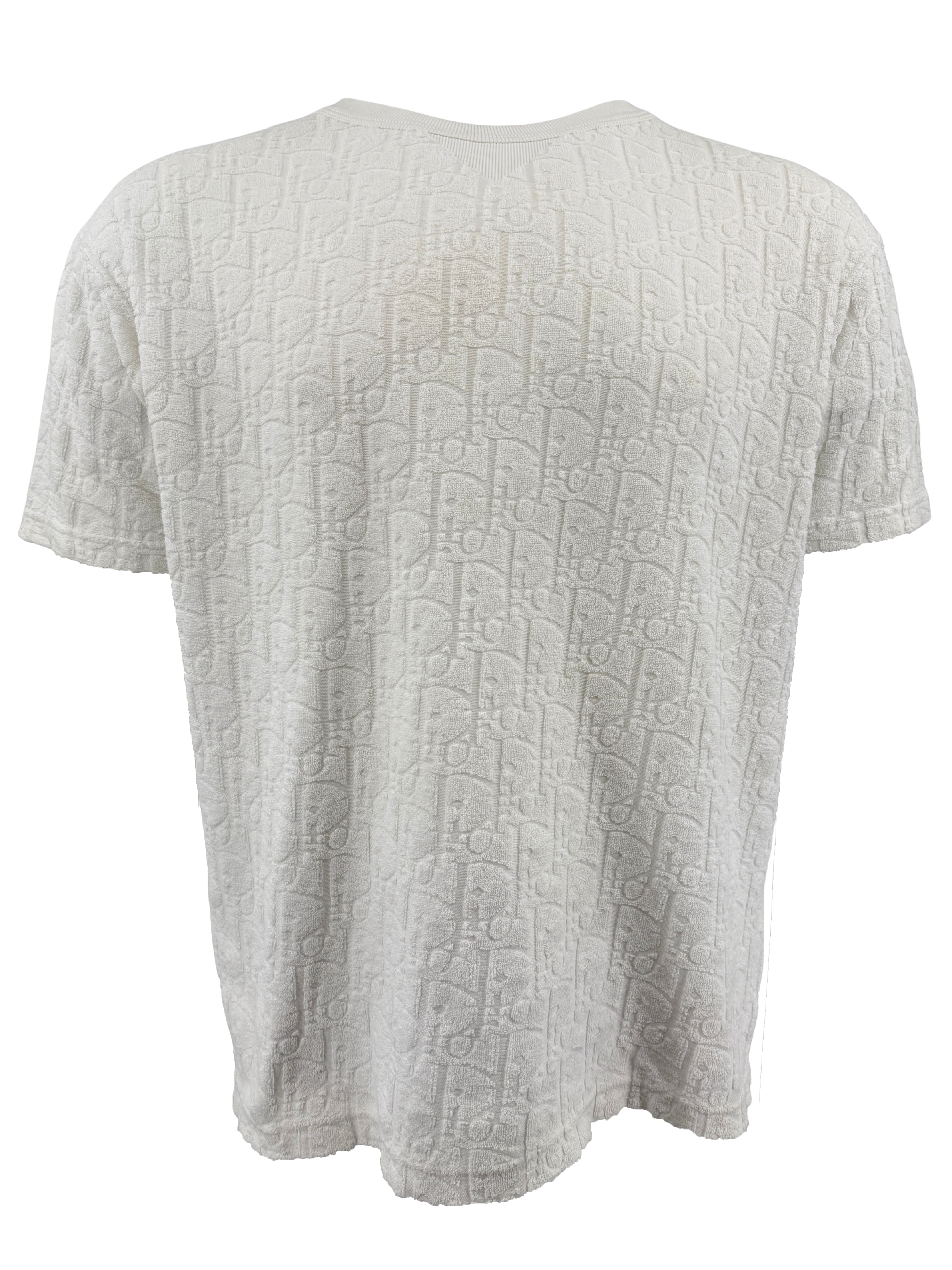 Dior Oblique Towel T-Shirt - White