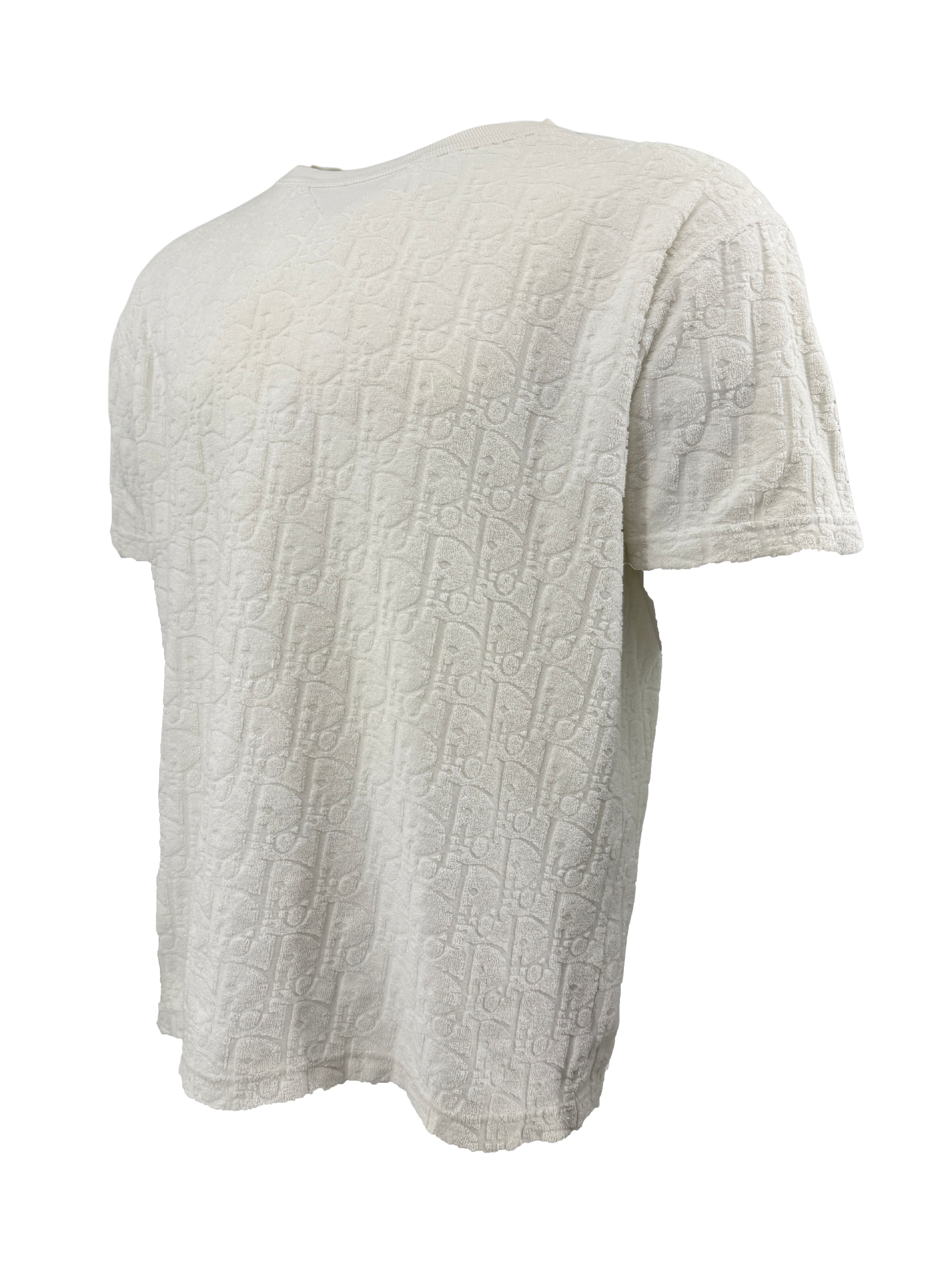 Dior Oblique Towel T-Shirt - White