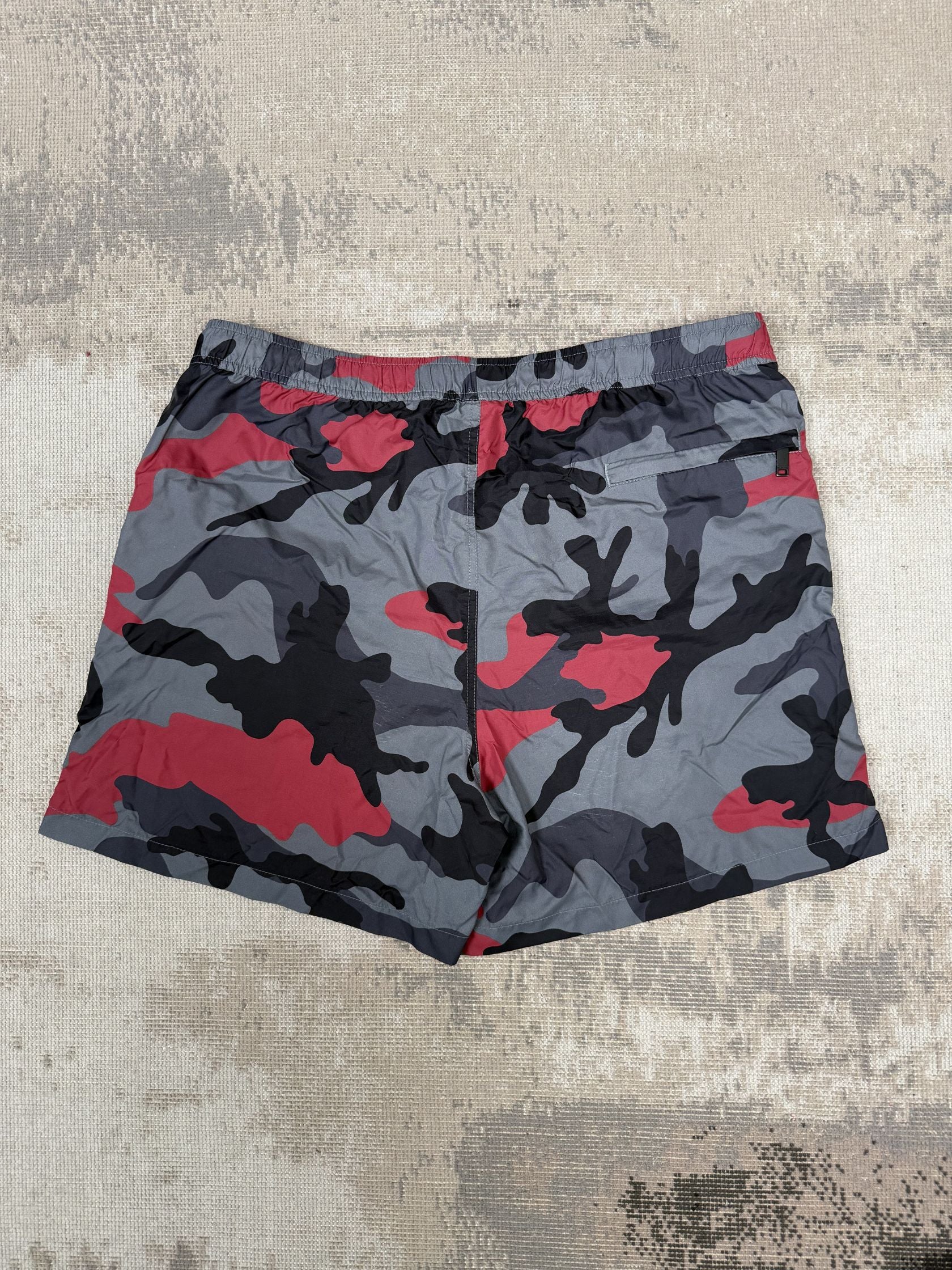 Valentino Camo Swim Shorts - Red Valentino