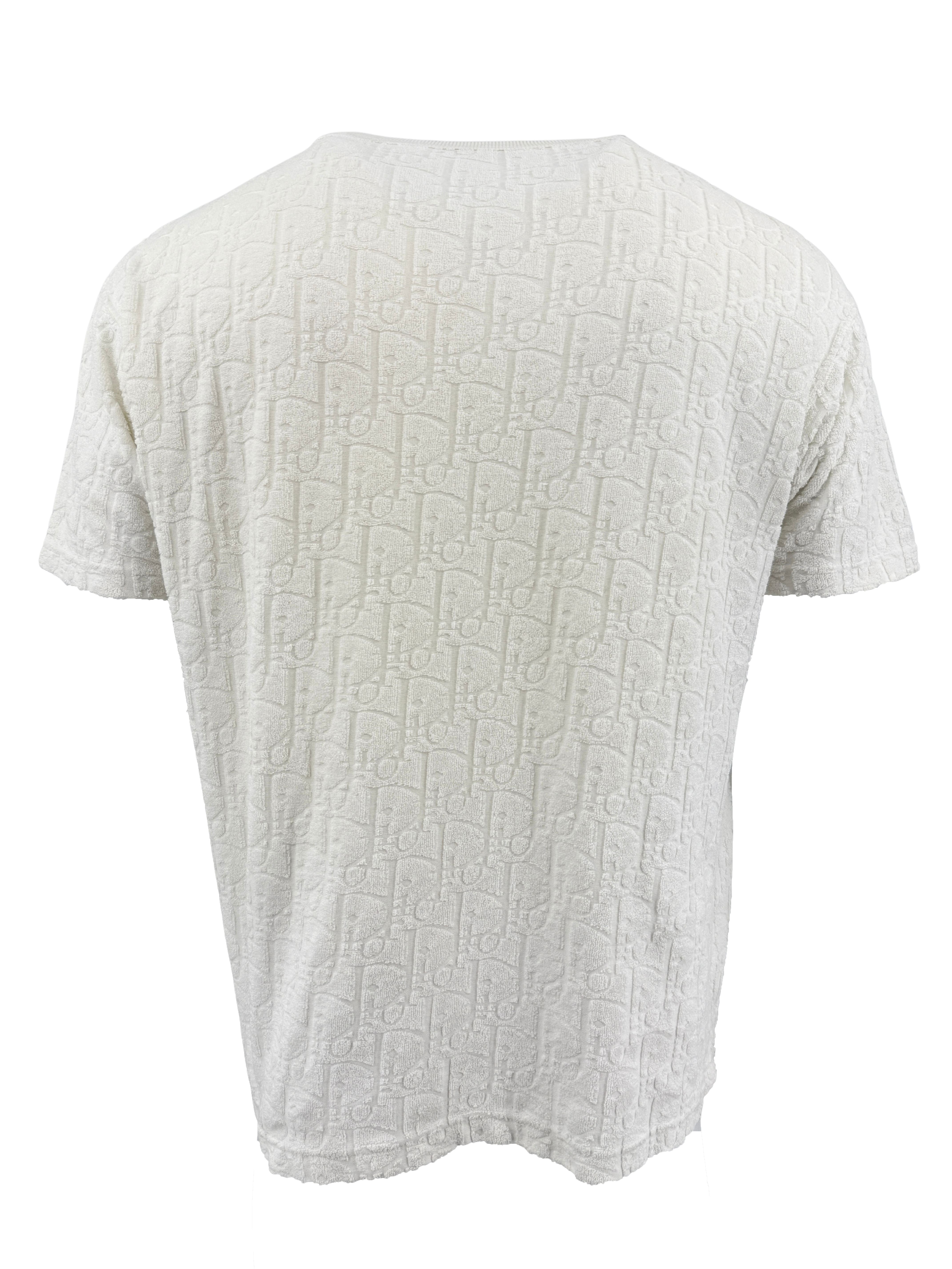 Dior Oblique Towel T-Shirt - White