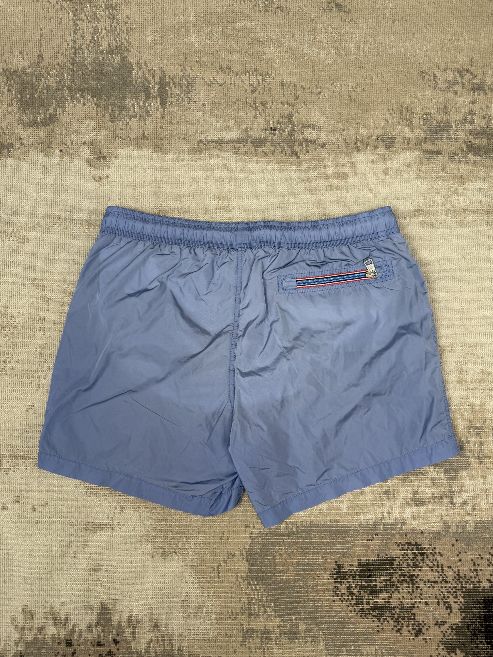 Moncler Badge Swim Shorts - Baby Blue Moncler