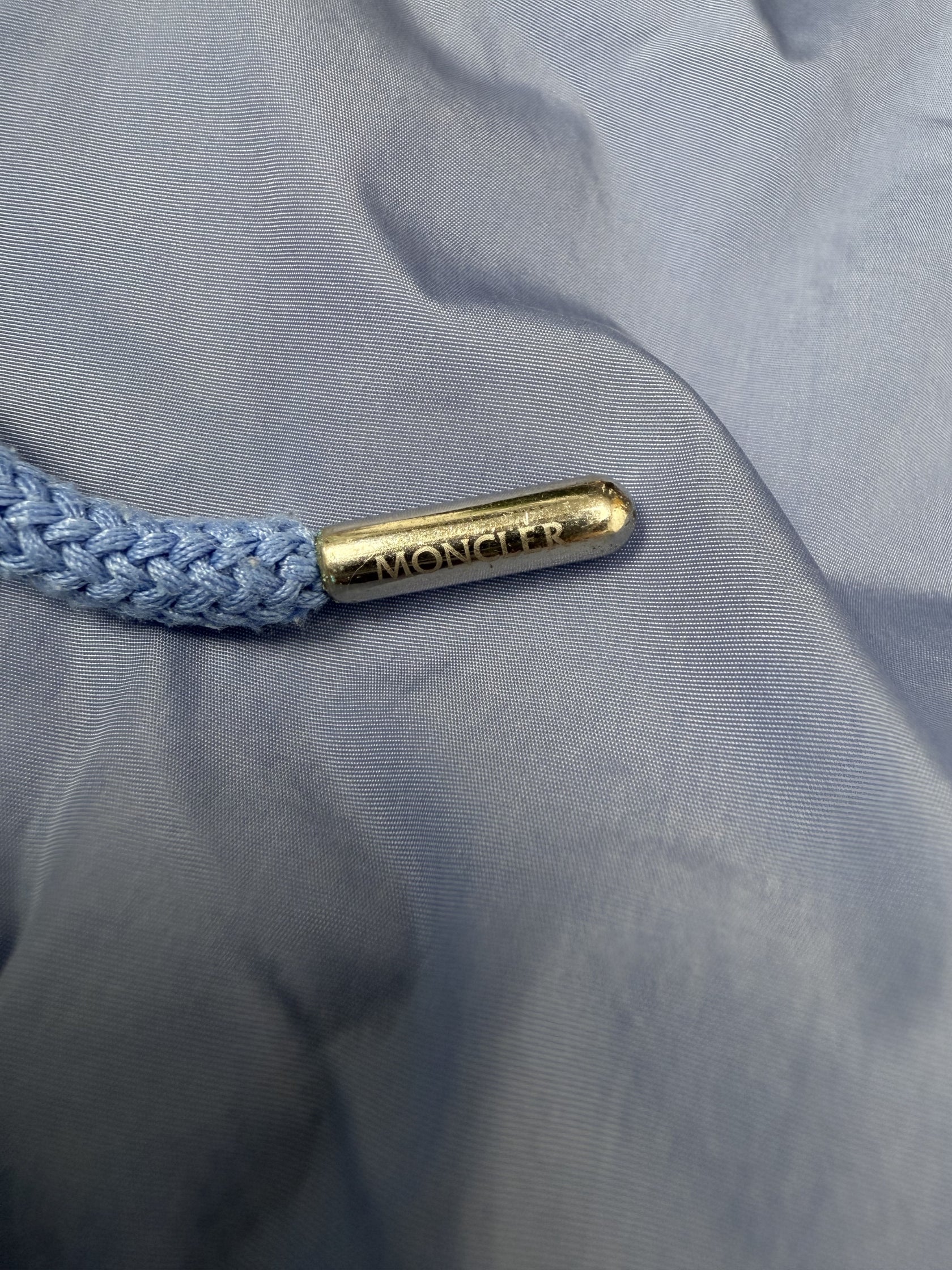 Moncler Badge Swim Shorts - Baby Blue Moncler