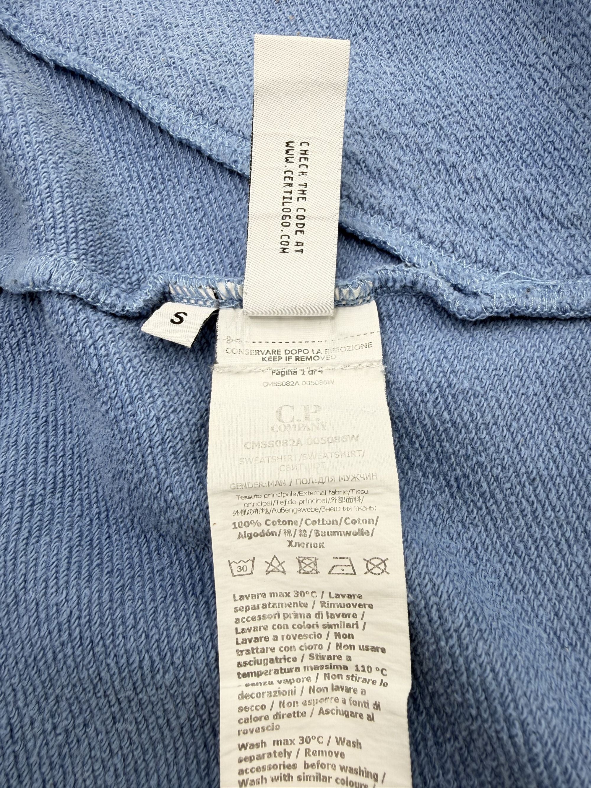 CP Company Goggles Zip-Up Hoodie - Blue C.P. Company