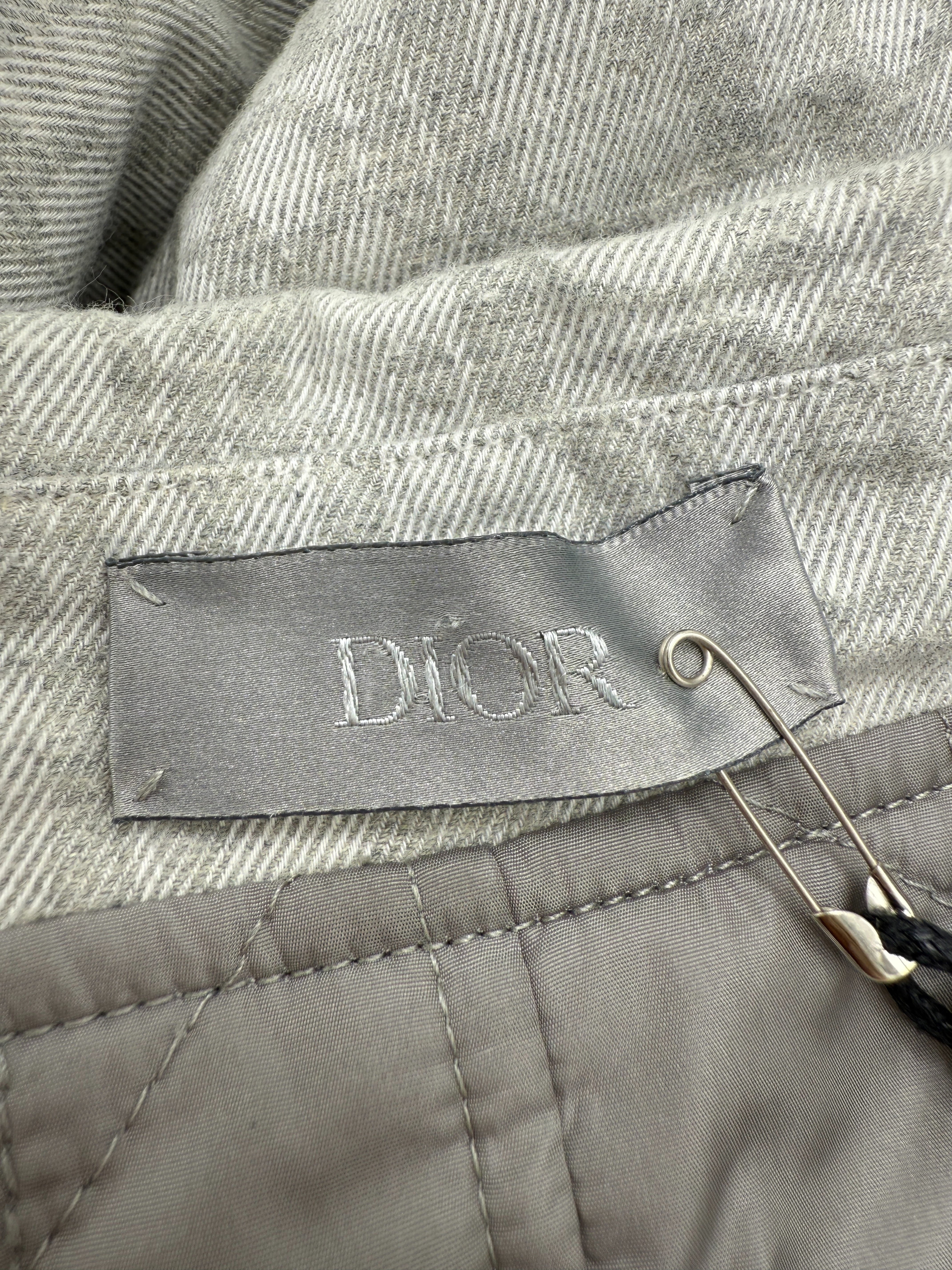 Dior Padded Lining Oblique Overshirt - Grey