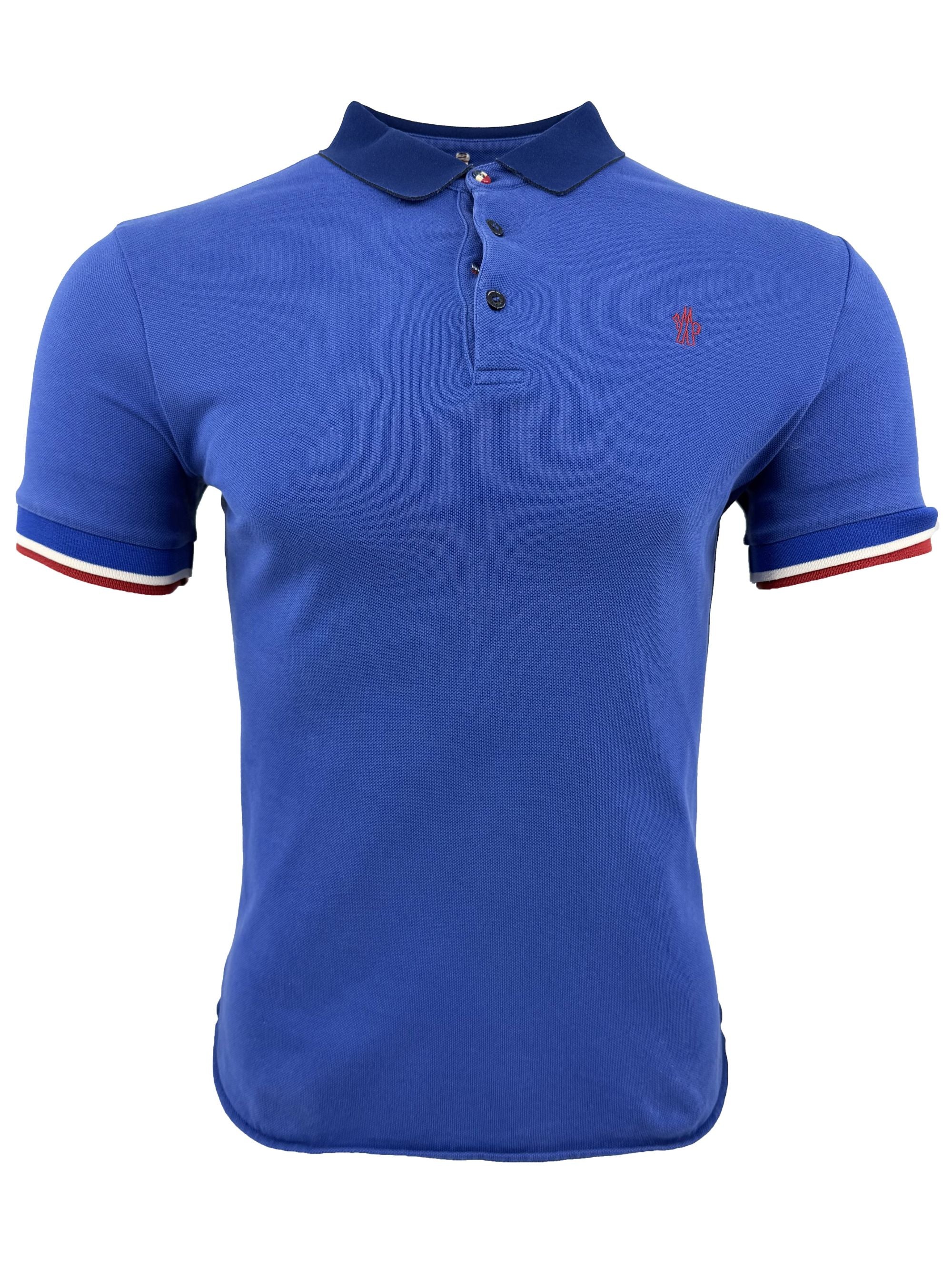 Moncler Grenoble Polo - Blue Moncler
