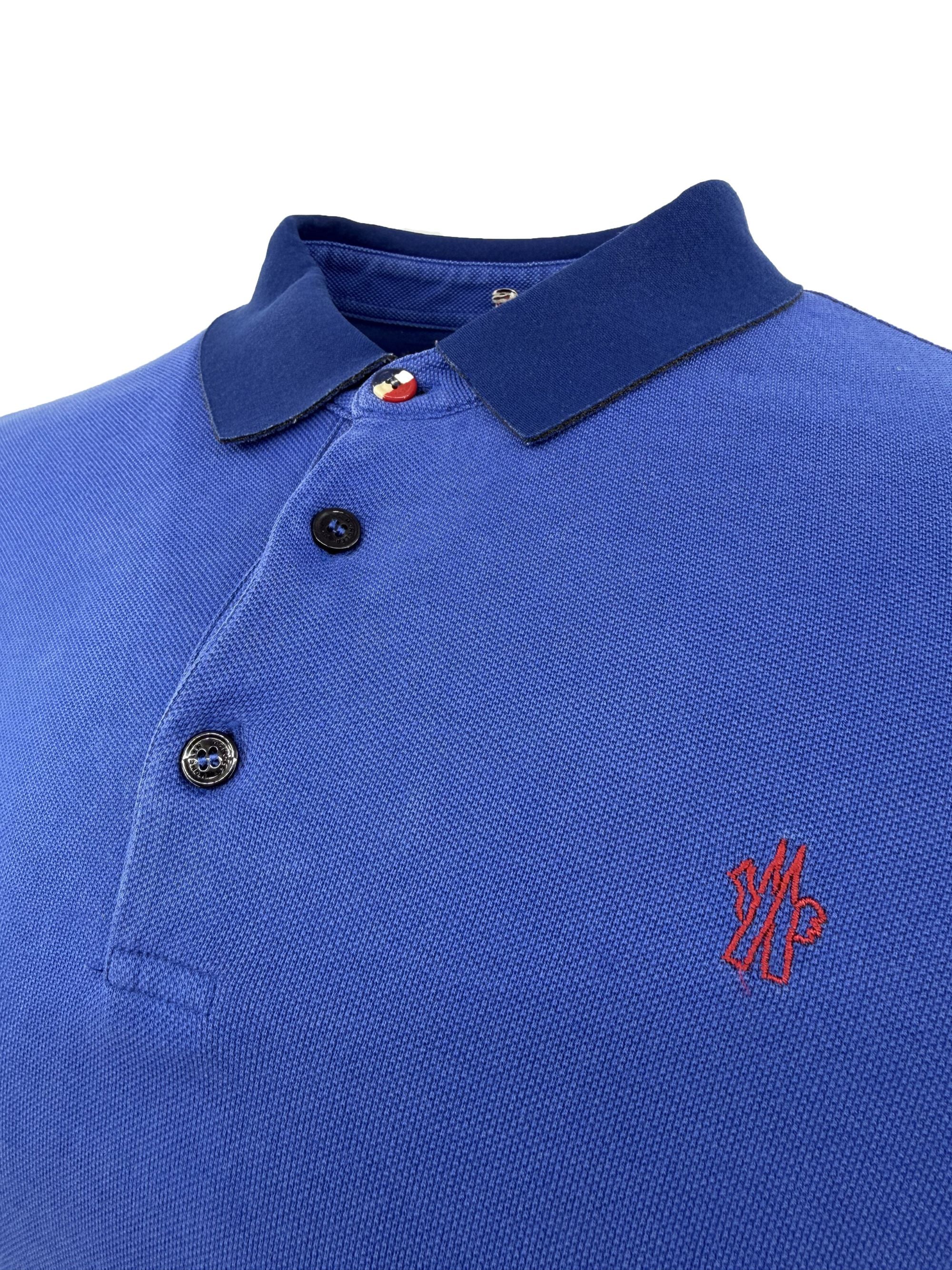 Moncler Grenoble Polo - Blue Moncler