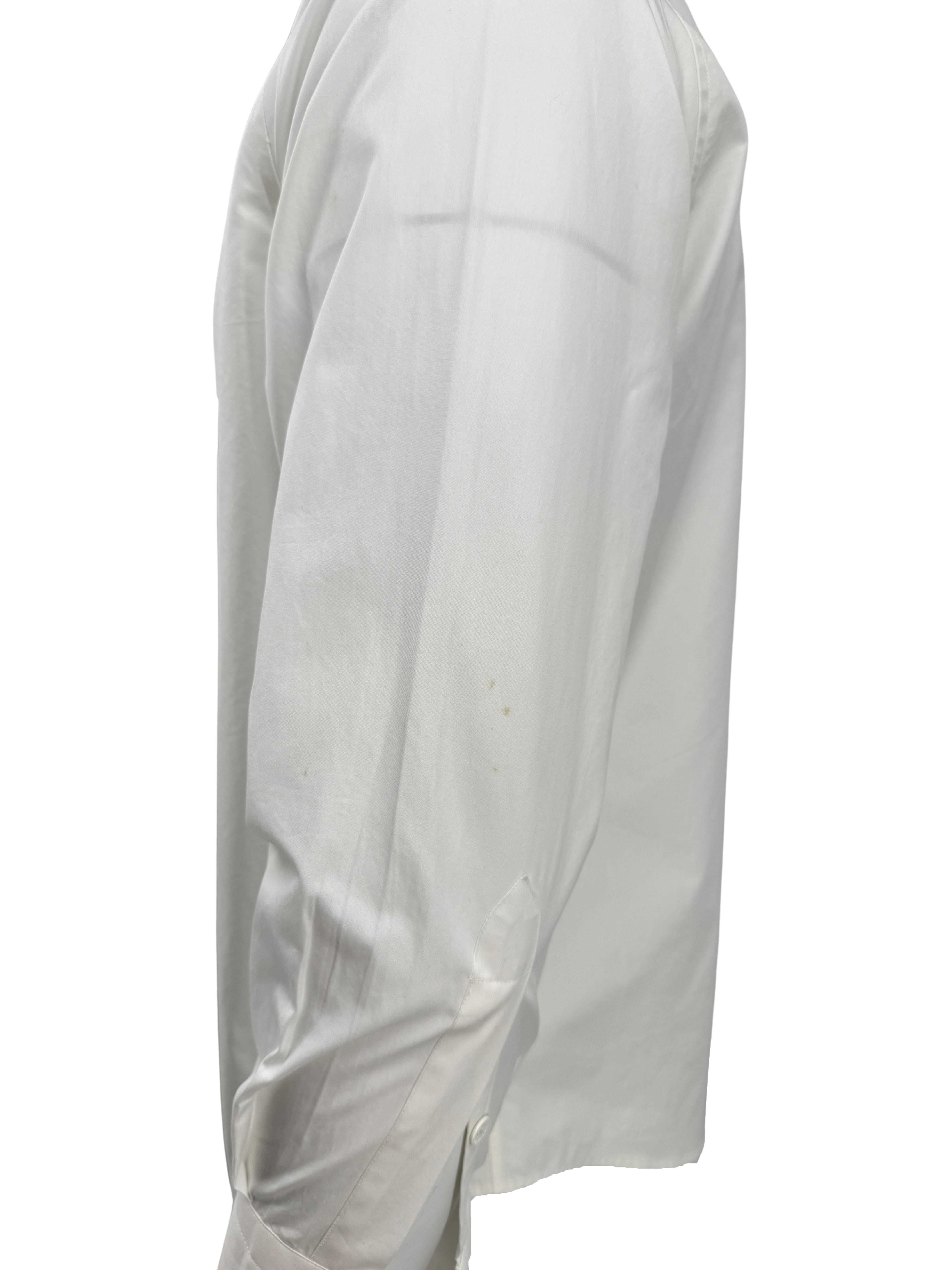 Louis Vuitton Long-Sleeve Cotton Shirt - White