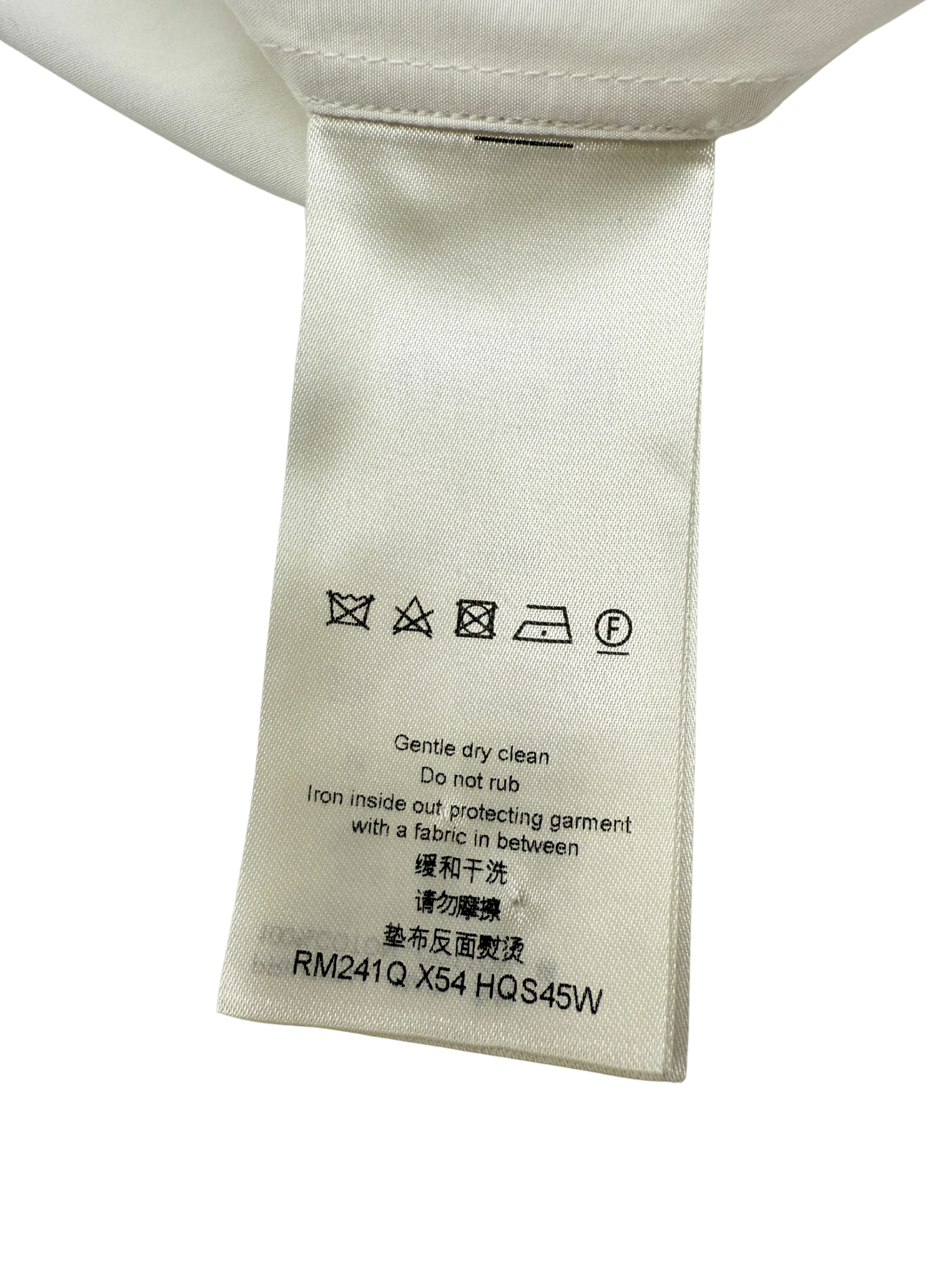 Louis Vuitton Long-Sleeve Cotton Shirt - White