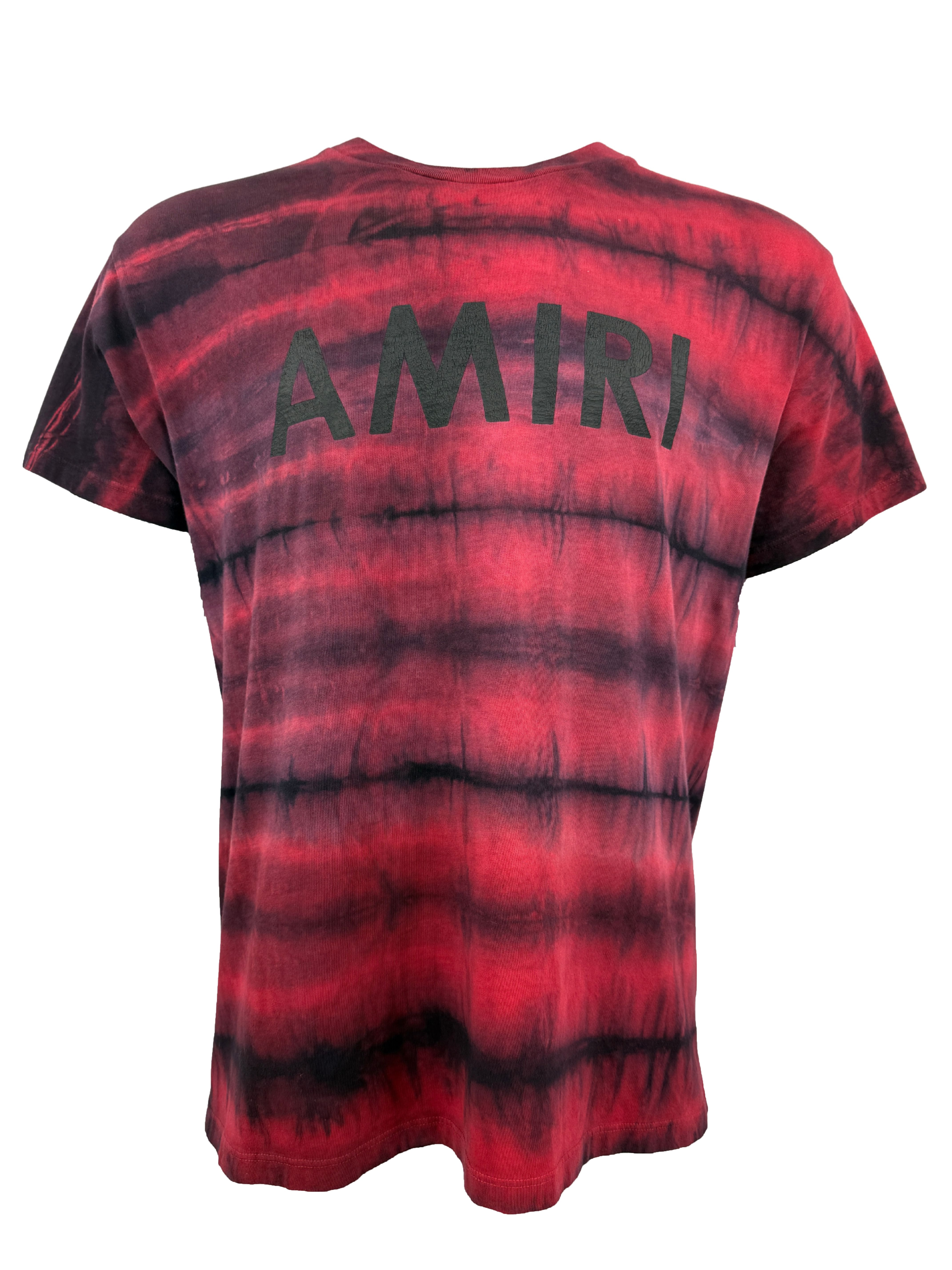Amiri Logo Tie Dye T-Shirt - Red