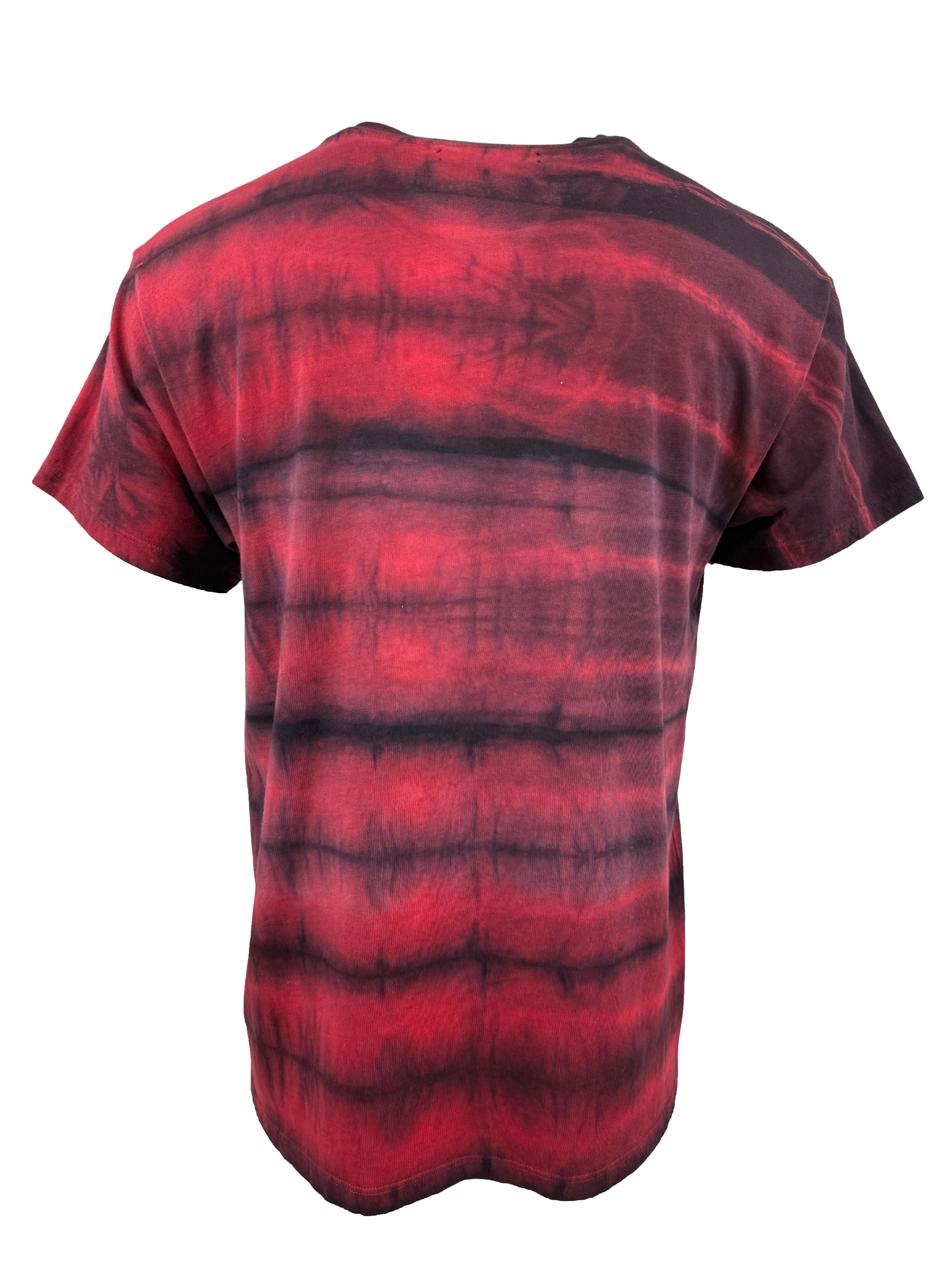 Amiri Logo Tie Dye T-Shirt - Red