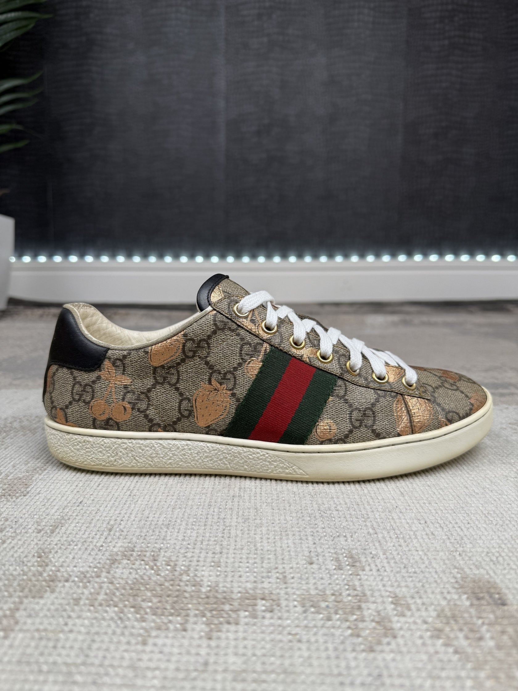WOMEN'S - Gucci Ace Trainers - Brown Gucci