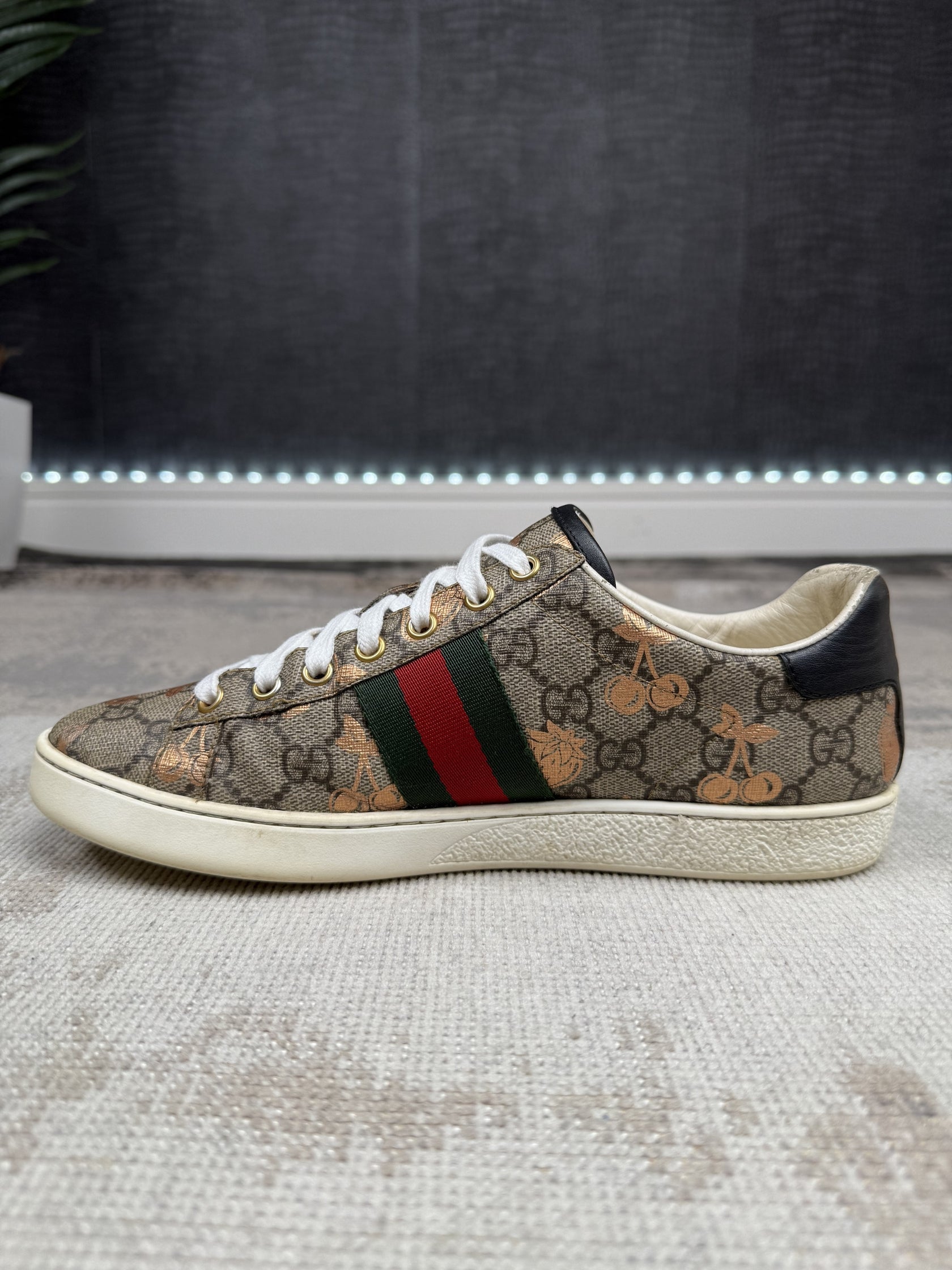 WOMEN'S - Gucci Ace Trainers - Brown Gucci