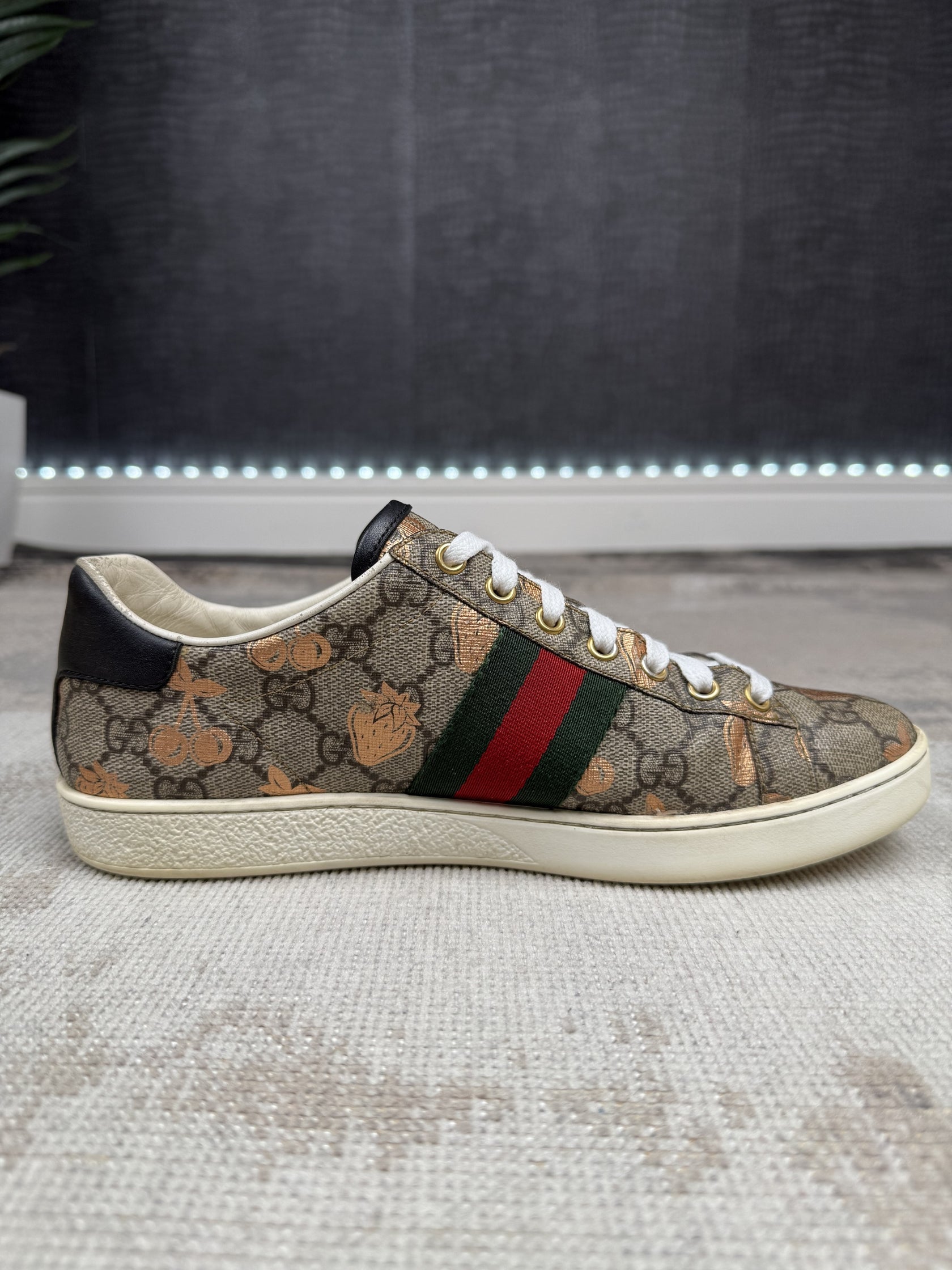 WOMEN'S - Gucci Ace Trainers - Brown Gucci