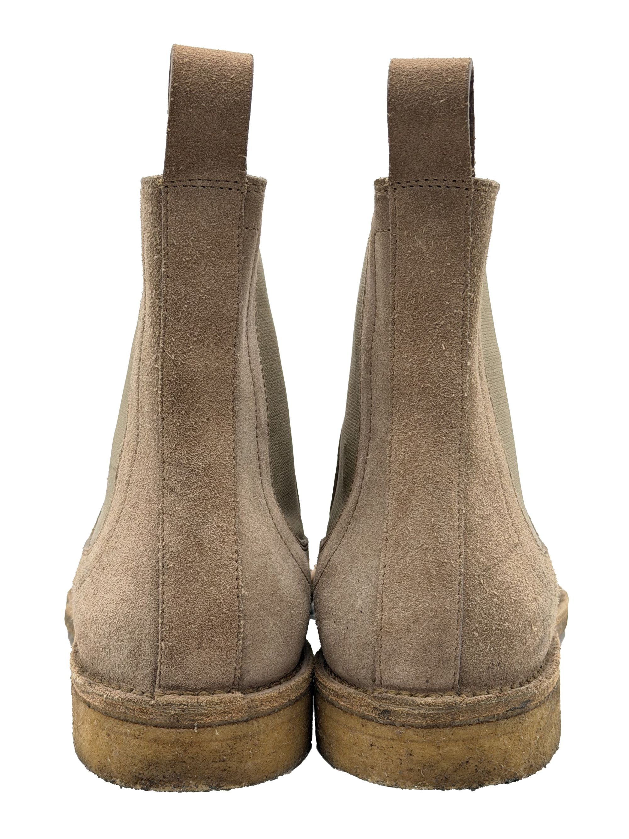 Bottega Veneta Suede Chelsea Boots - Beige Bottega Veneta